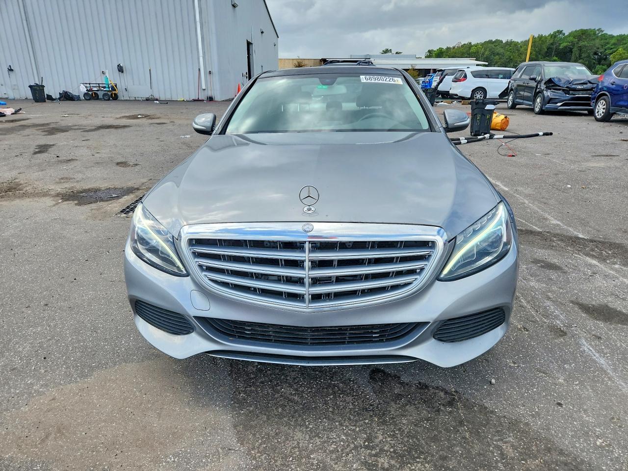 2015 Mercedes-benz C 300 4matic Silver vin: 55SWF4KBXFU006265
