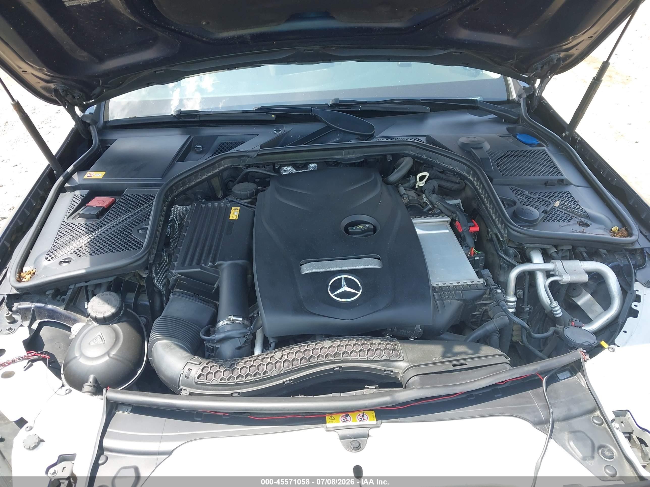 2015 Mercedes-benz C 300 4matic Blue vin: 55SWF4KBXFU008694
