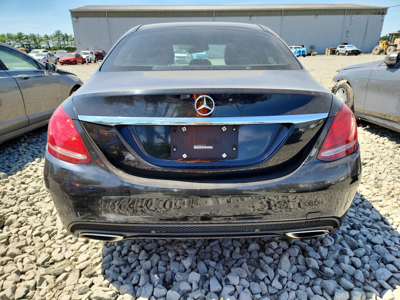 2015 Mercedes-benz C 300 4matic Черный vin: 55SWF4KBXFU012230