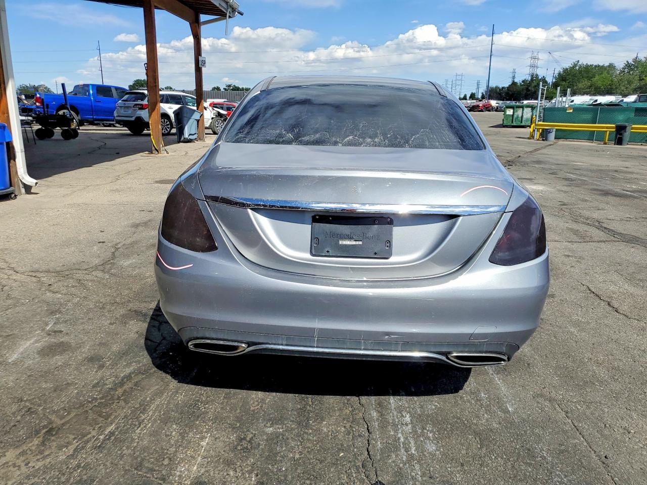 2015 Mercedes-benz C 300 4matic Gray vin: 55SWF4KBXFU018805