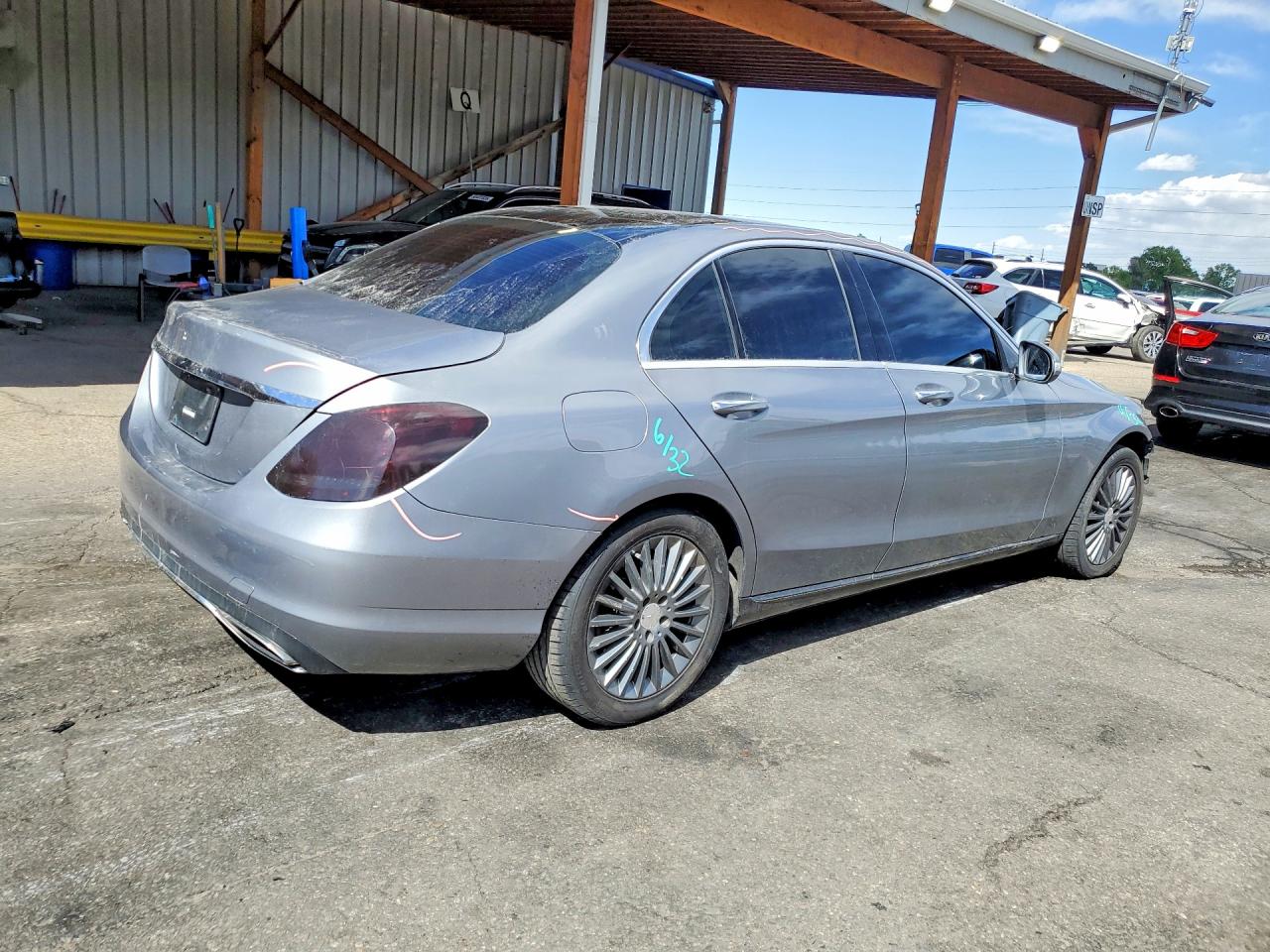 2015 Mercedes-benz C 300 4matic Gray vin: 55SWF4KBXFU018805
