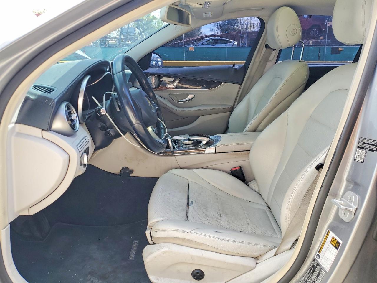 2015 Mercedes-benz C 300 4matic Gray vin: 55SWF4KBXFU018805