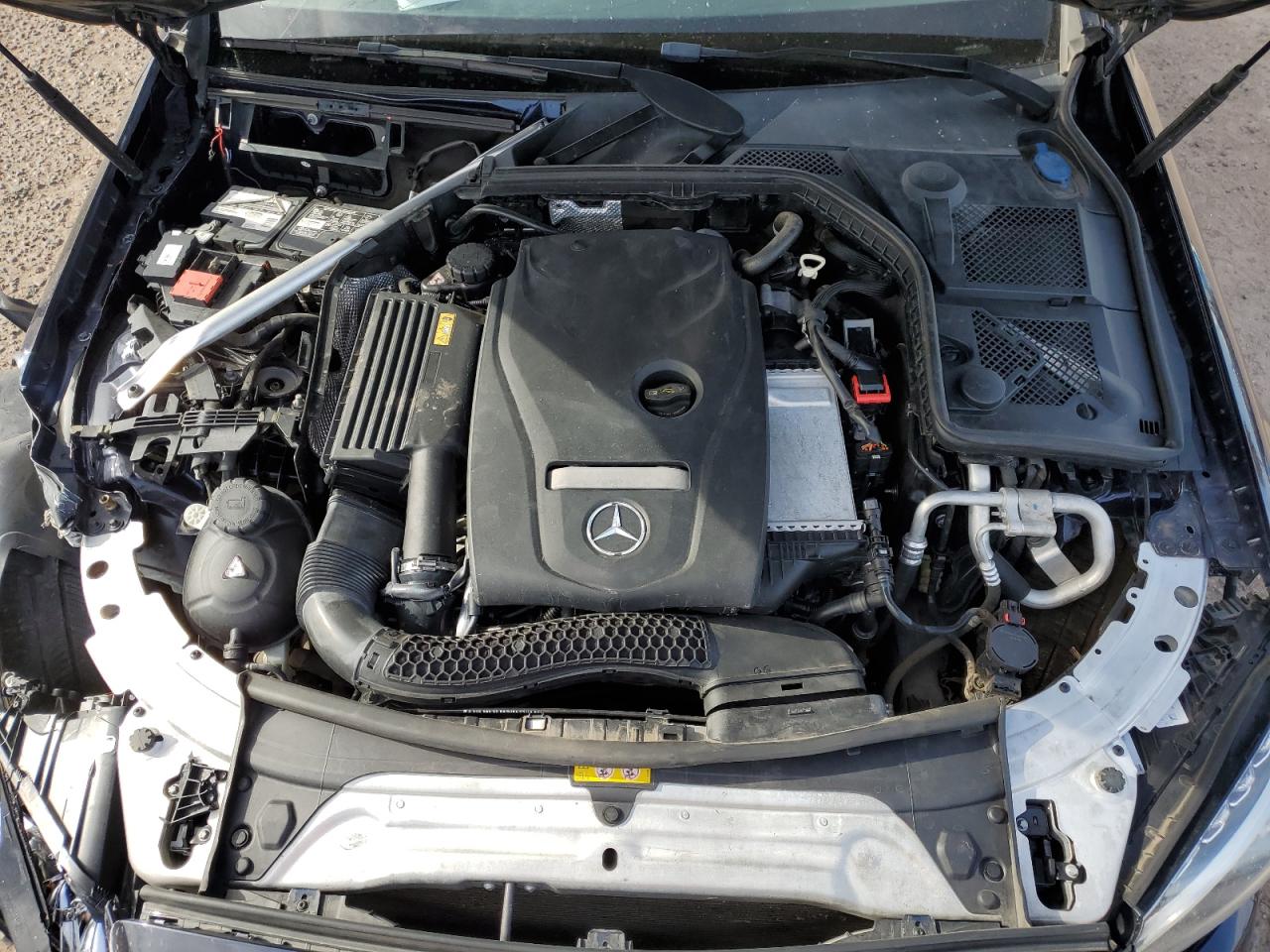 2015 Mercedes-benz C 300 4matic Blue vin: 55SWF4KBXFU022319 Damage: Core Support, Broken, Replacement Required