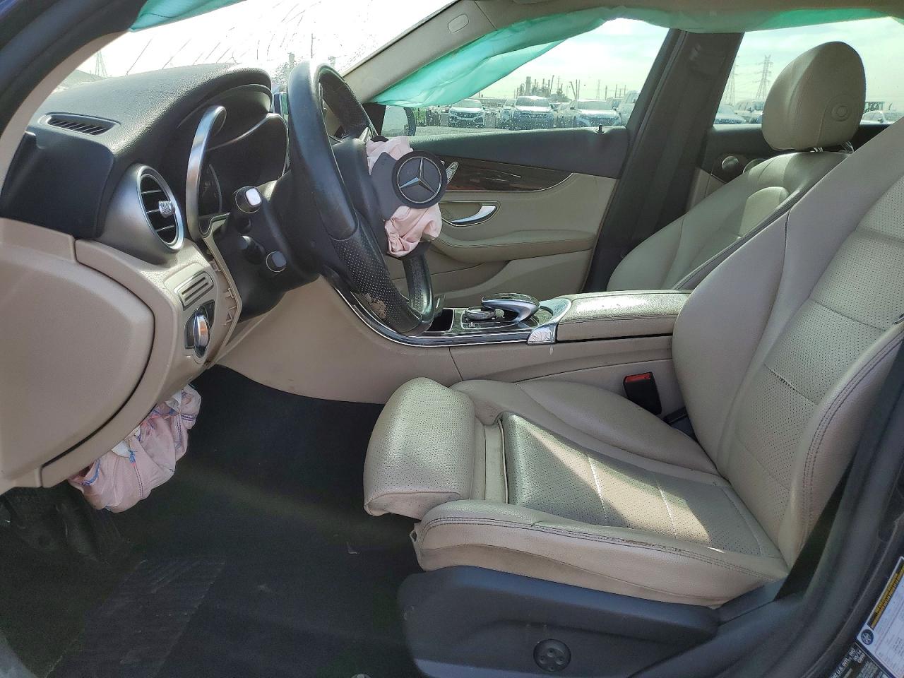 2015 Mercedes-benz C 300 4matic Blue vin: 55SWF4KBXFU022319
