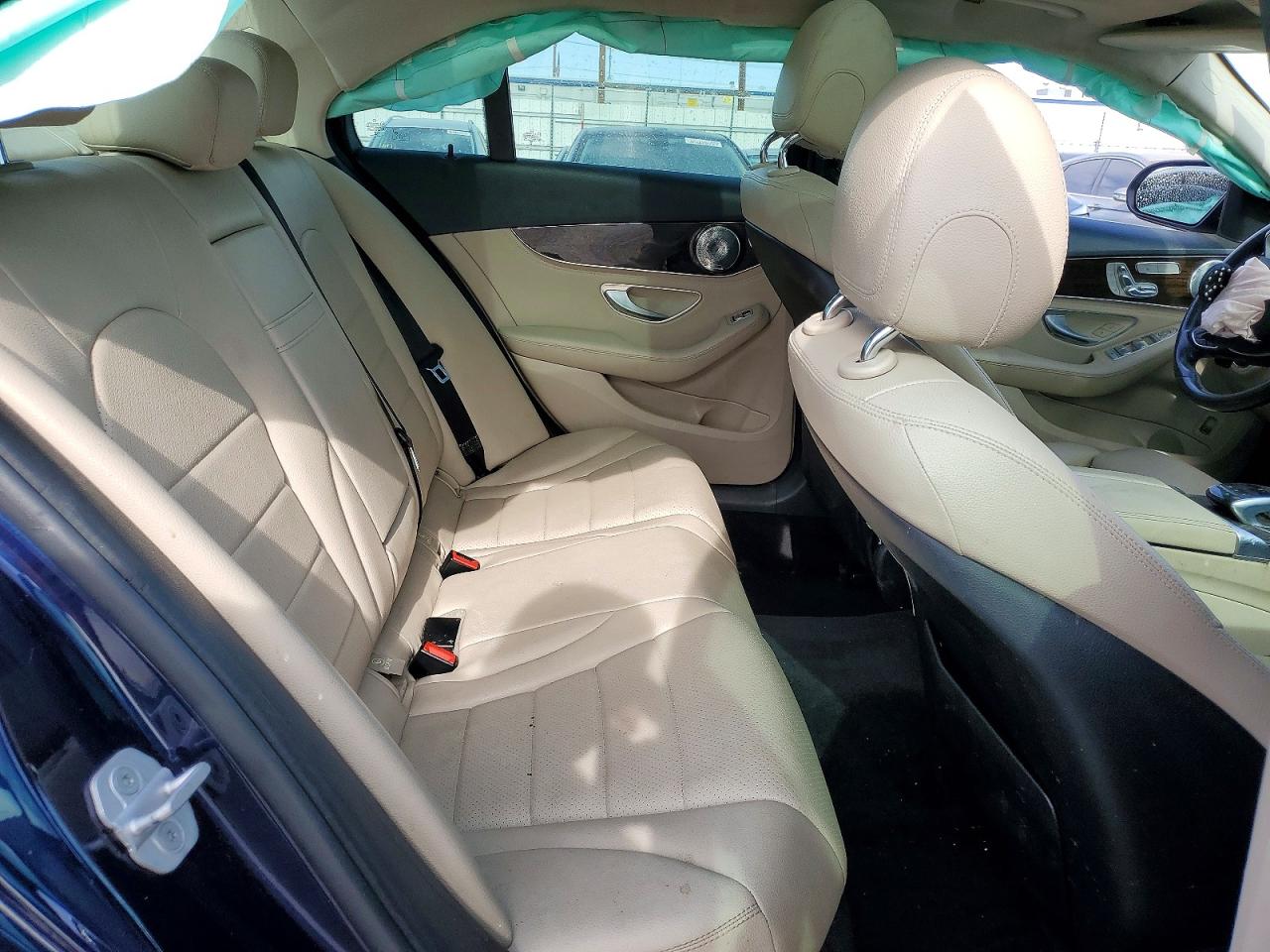 2015 Mercedes-benz C 300 4matic Blue vin: 55SWF4KBXFU022319
