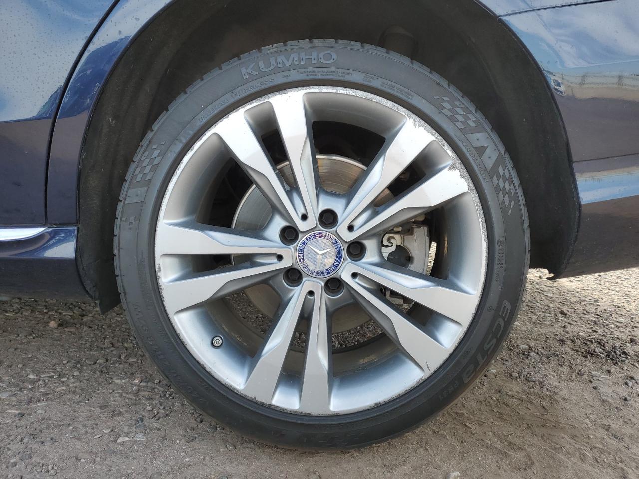 2015 Mercedes-benz C 300 4matic Blue vin: 55SWF4KBXFU022319 Damage: Left Rear Wheel, Curb Rash, > 12 Inches
