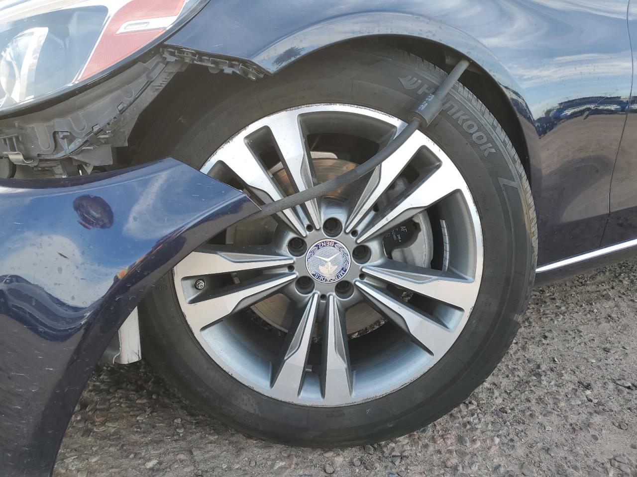 2015 Mercedes-benz C 300 4matic Blue vin: 55SWF4KBXFU022319 Damage: Left Front Wheel, Curb Rash, > 12 Inches