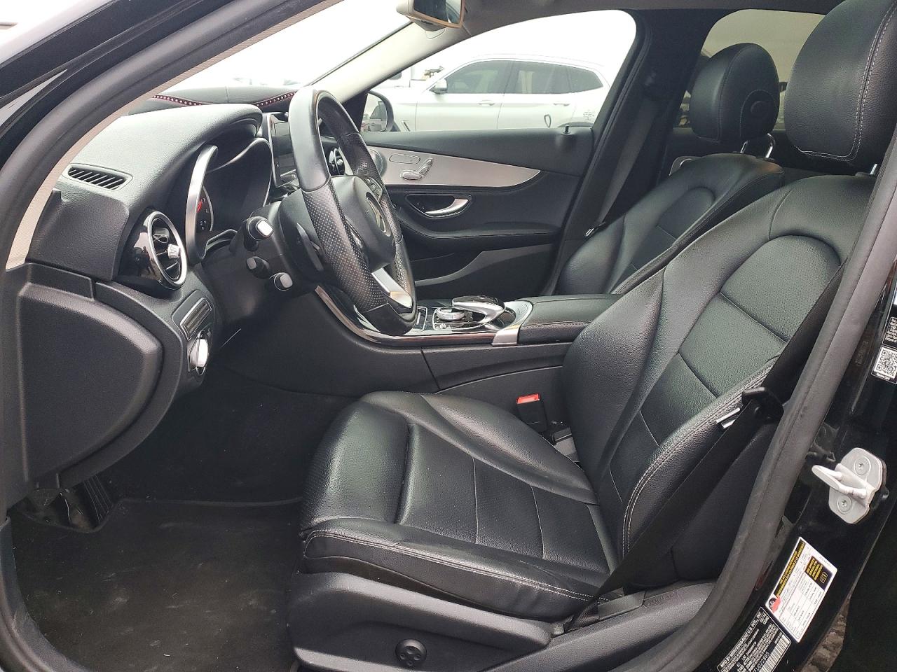 2015 Mercedes-benz C 300 4matic Black vin: 55SWF4KBXFU022885