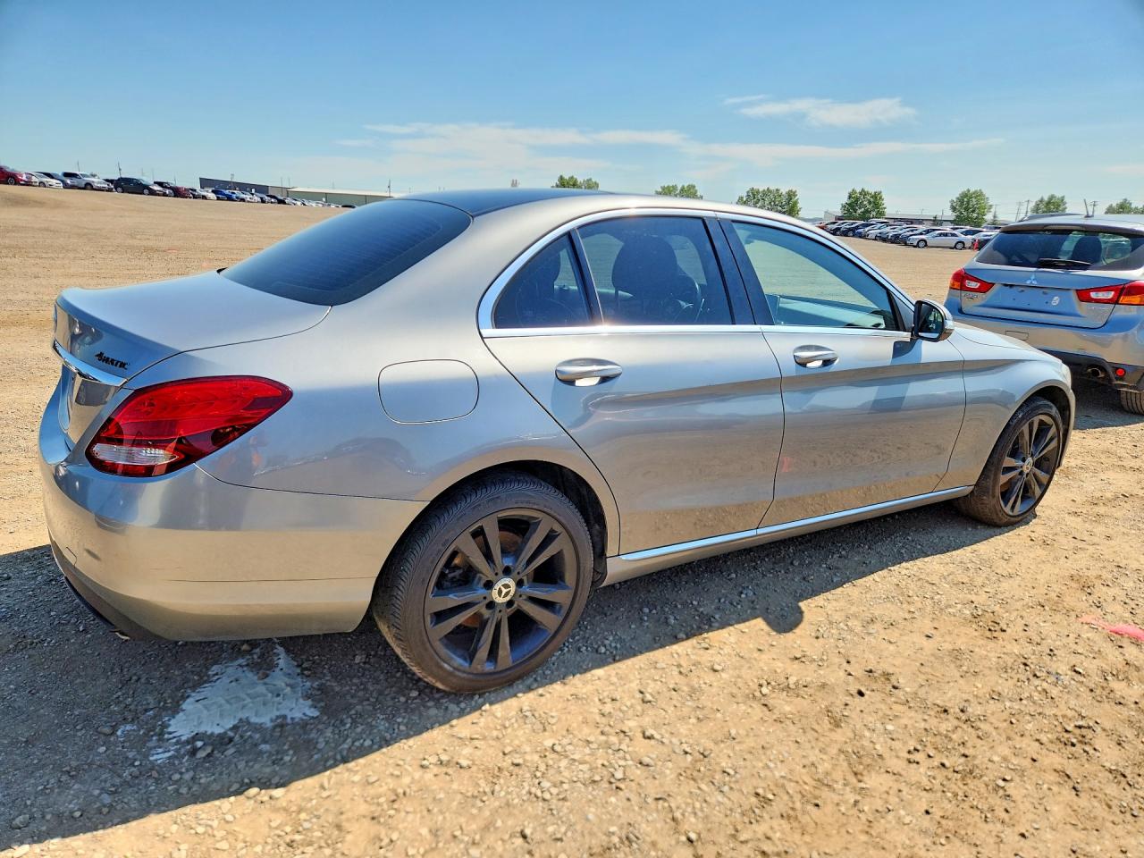 2015 Mercedes-benz C 300 4matic Gray vin: 55SWF4KBXFU029660