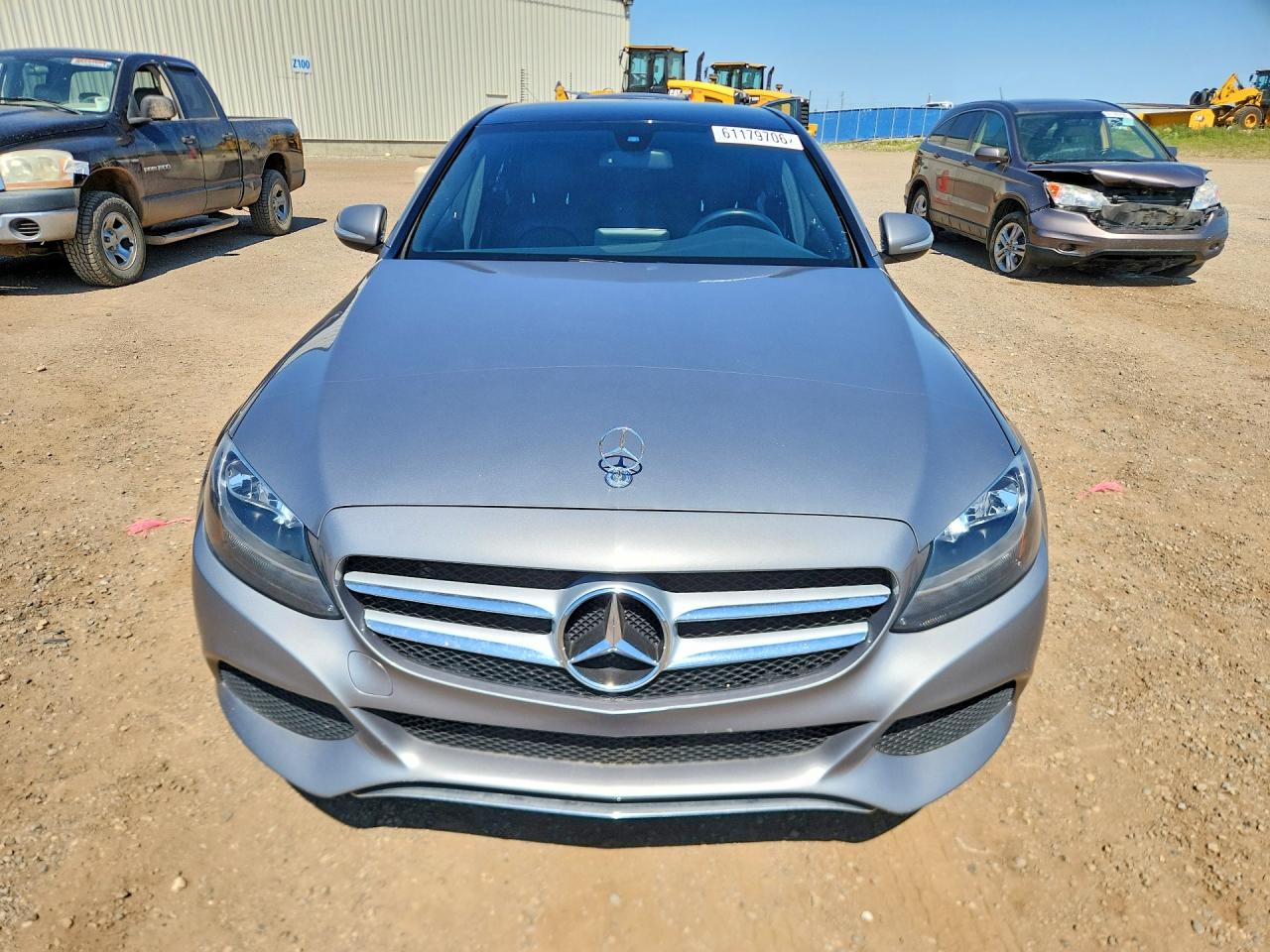 2015 Mercedes-benz C 300 4matic Gray vin: 55SWF4KBXFU029660