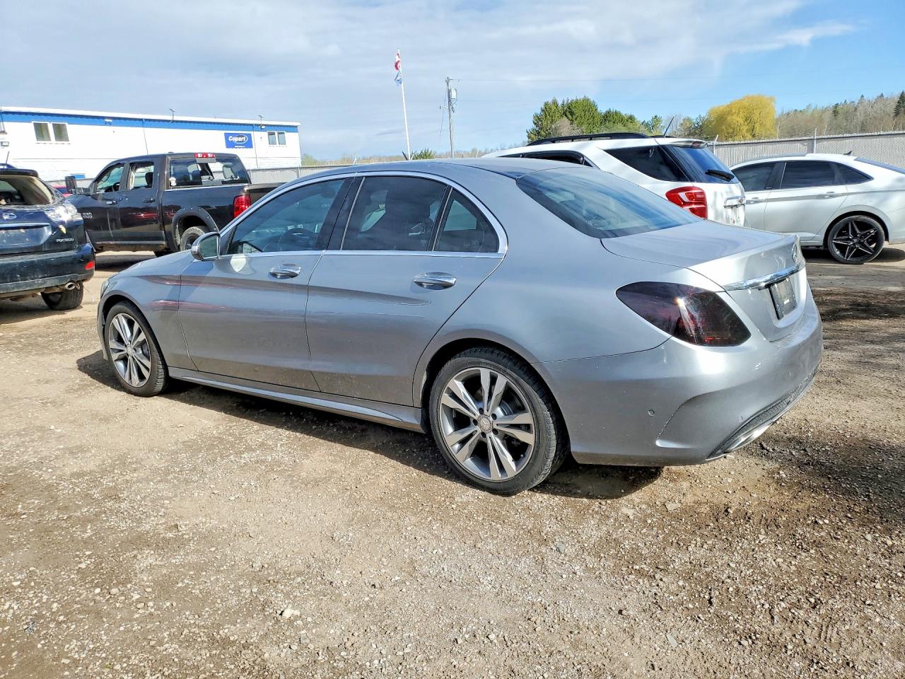2015 Mercedes-benz C 300 4matic Silver vin: 55SWF4KBXFU041193