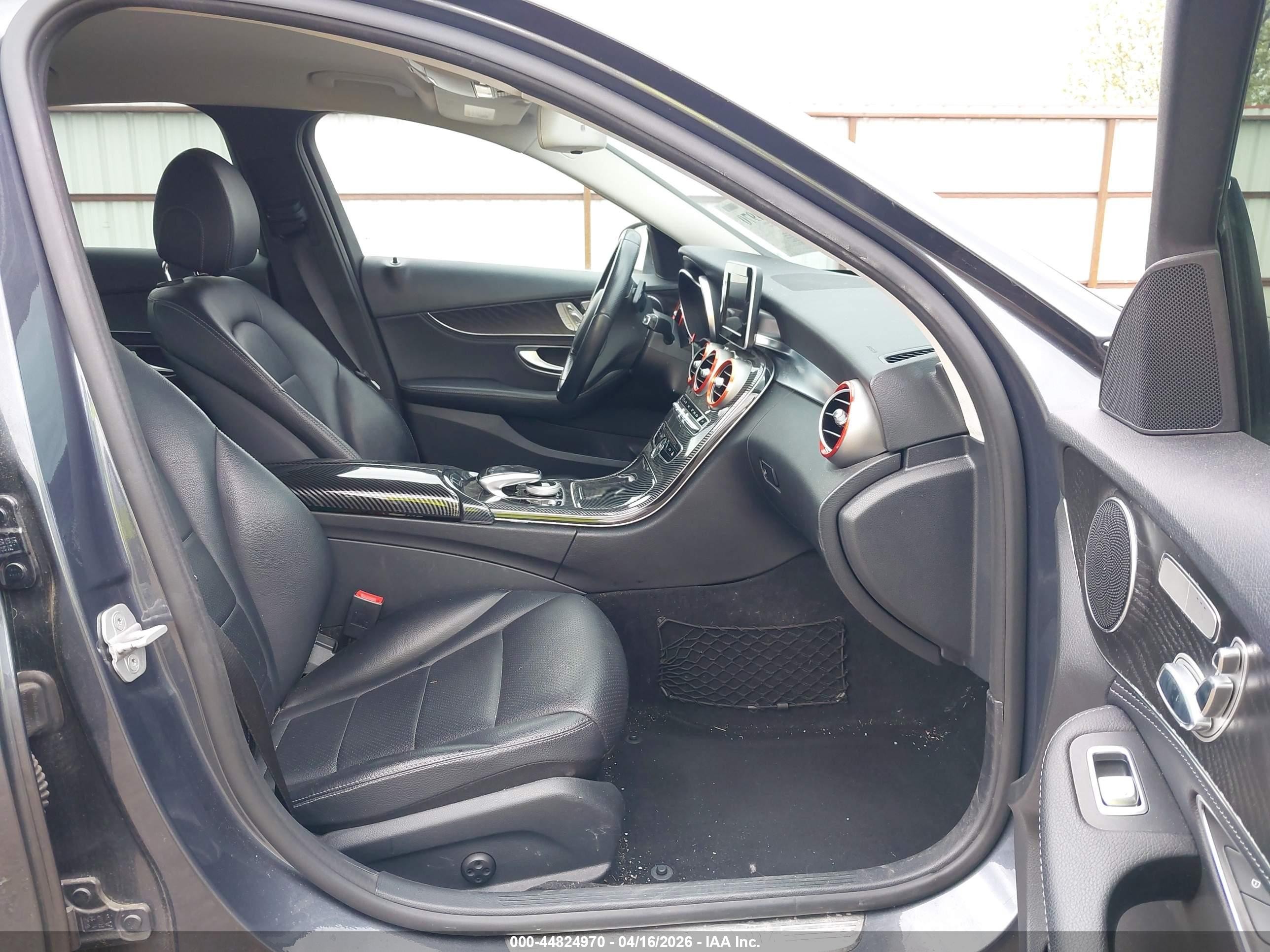 2015 Mercedes-benz C 300 4matic Gray vin: 55SWF4KBXFU049519