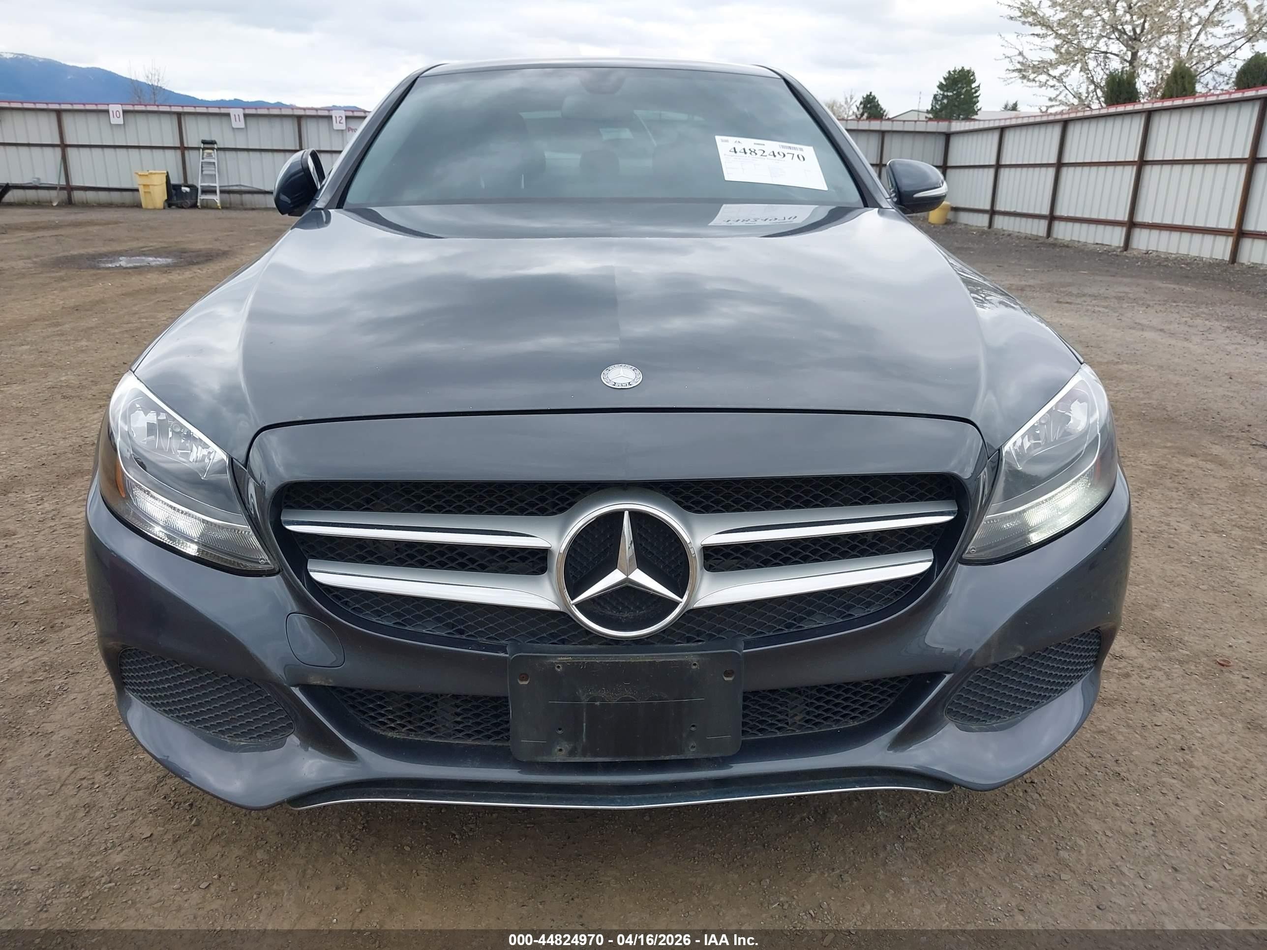 2015 Mercedes-benz C 300 4matic Gray vin: 55SWF4KBXFU049519