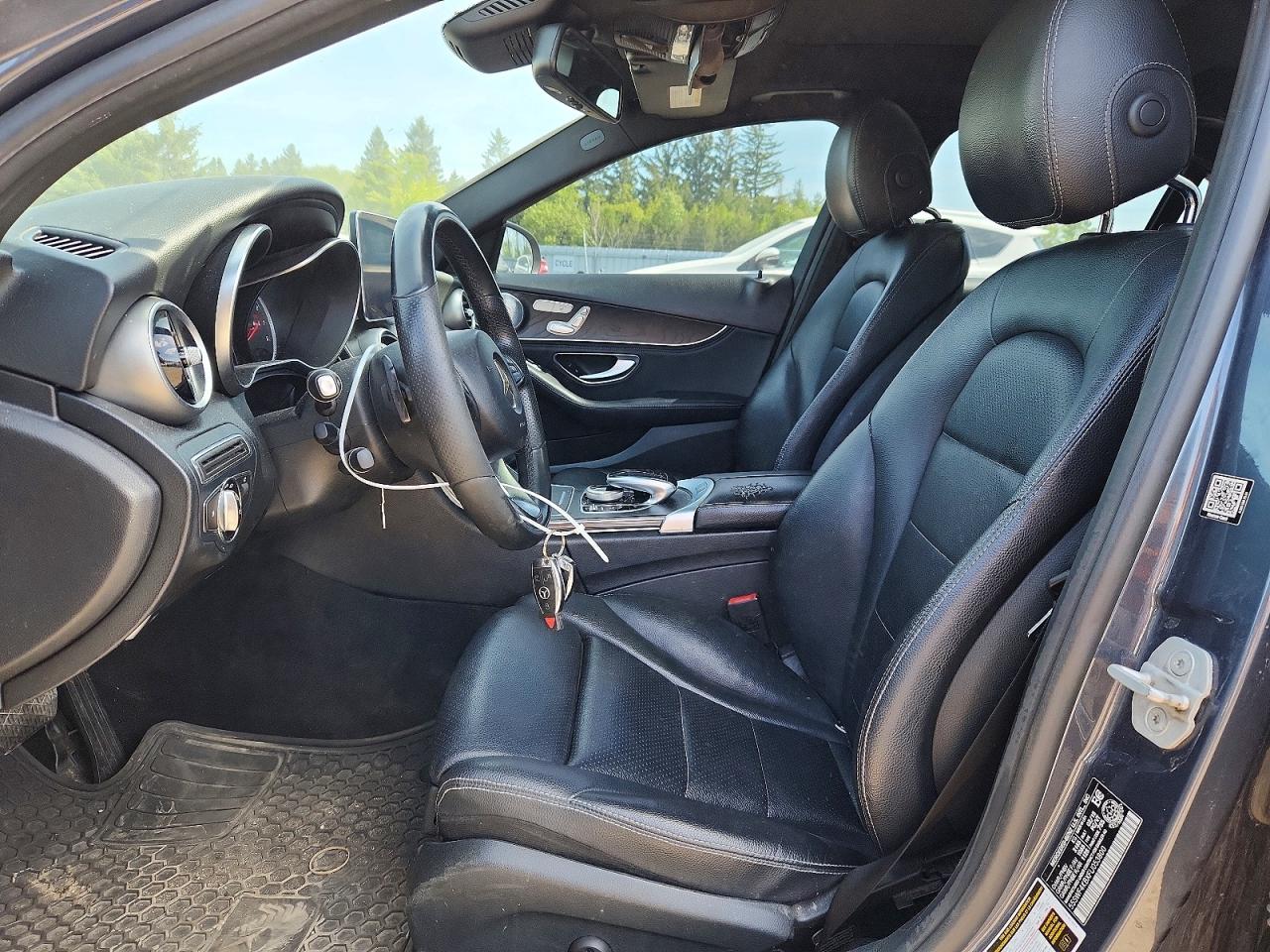 2015 Mercedes-benz C 300 4matic Gray vin: 55SWF4KBXFU053800