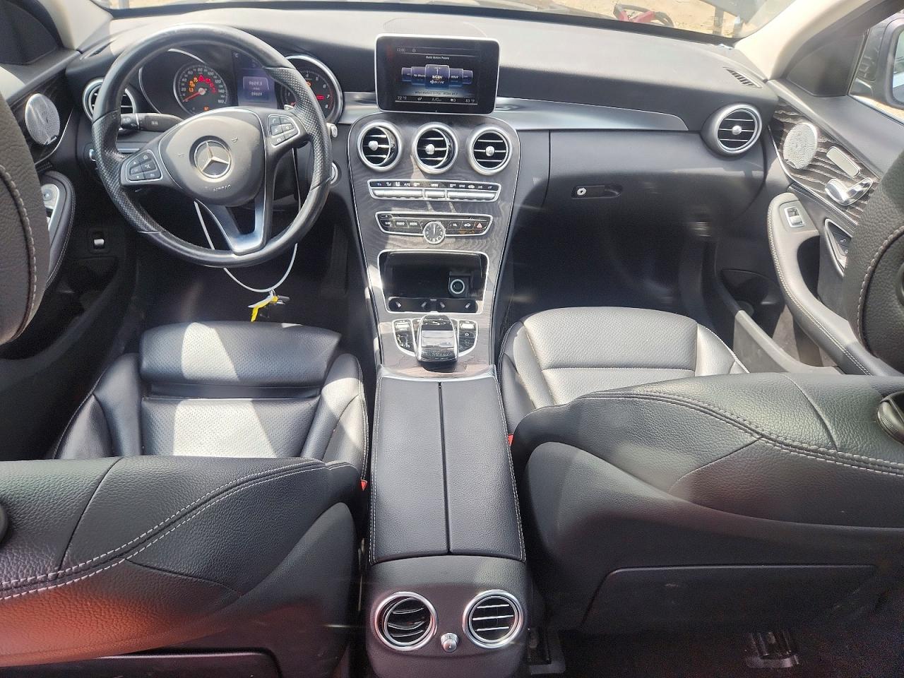 2015 Mercedes-benz C 300 4matic Black vin: 55SWF4KBXFU056289