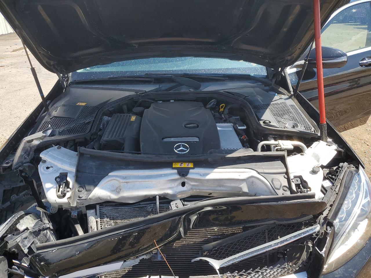 2016 Mercedes-benz C 300 4matic Black vin: 55SWF4KBXGU135995