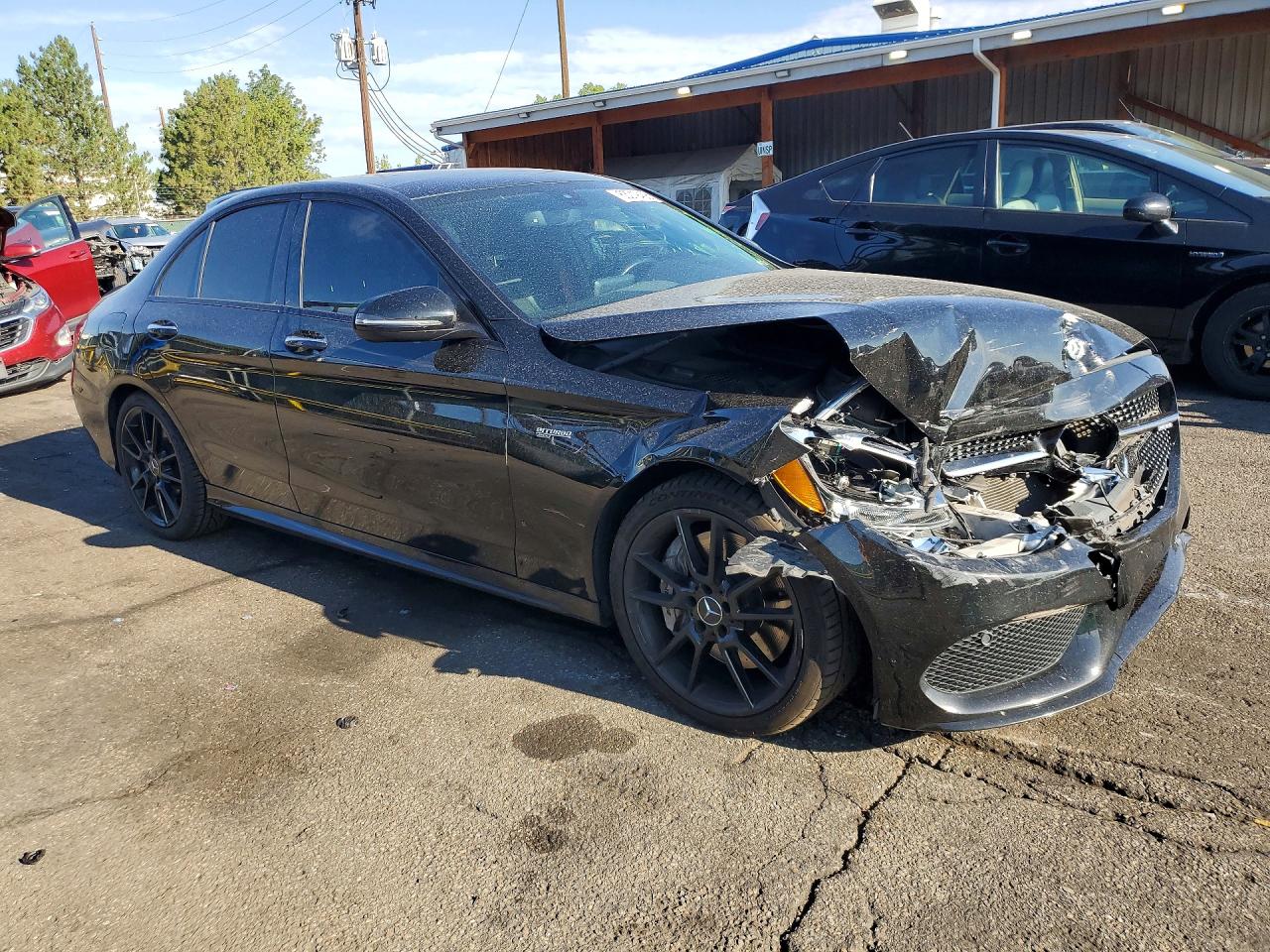 2017 Mercedes-benz C 43 4matic Amg Black vin: 55SWF6EB1HU231488