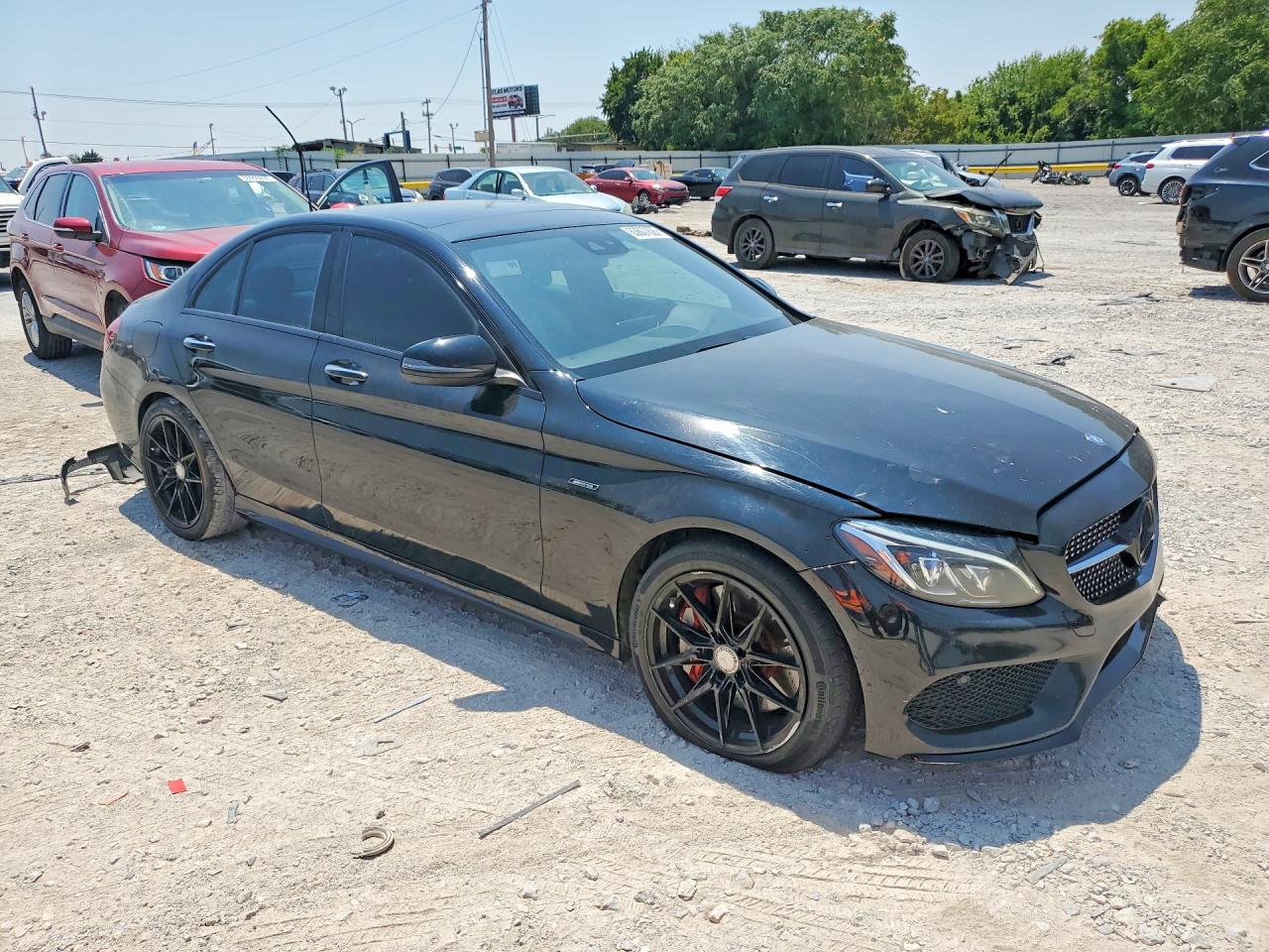 2016 Mercedes-benz C 450 4matic Amg Black vin: 55SWF6EB2GU106322