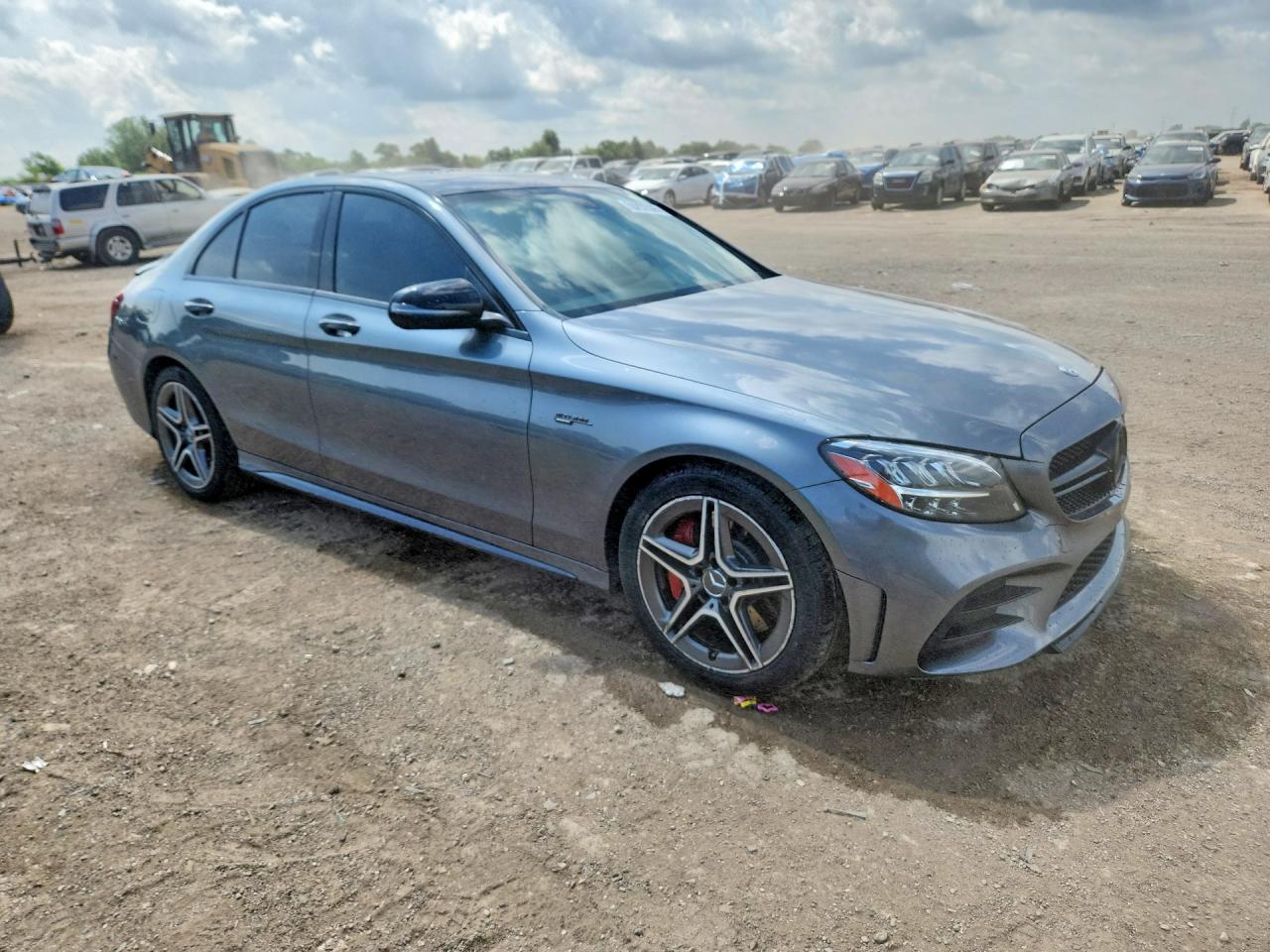2020 Mercedes-benz C 43 Amg Серый vin: 55SWF6EB2LU334055