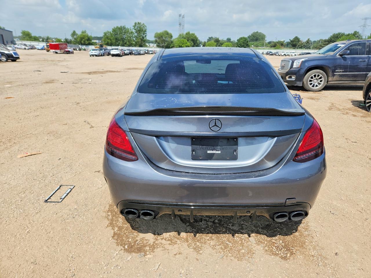2020 Mercedes-benz C 43 Amg Серый vin: 55SWF6EB2LU334055