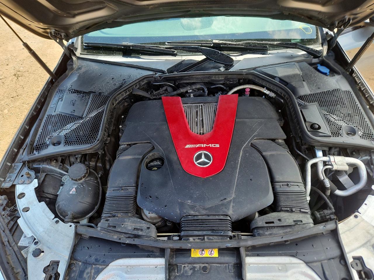2020 Mercedes-benz C 43 Amg Серый vin: 55SWF6EB2LU334055