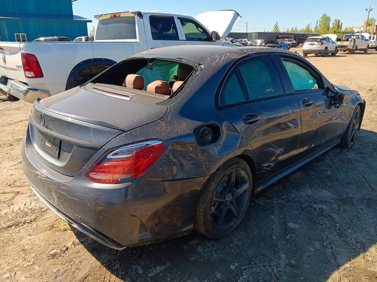 2016 Mercedes-benz C 450 4matic Amg Black vin: 55SWF6EB3GU153519