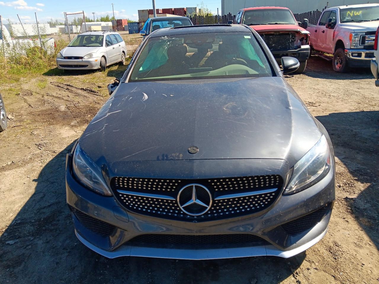 2016 Mercedes-benz C 450 4matic Amg Black vin: 55SWF6EB3GU153519