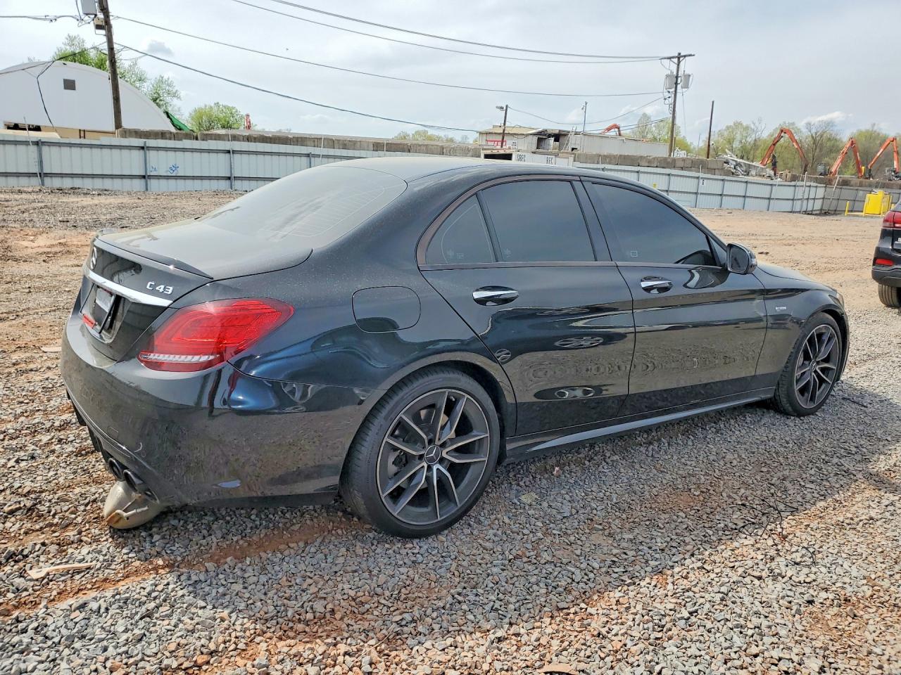 2019 Mercedes-benz C 43 Amg Black vin: 55SWF6EB7KU318139
