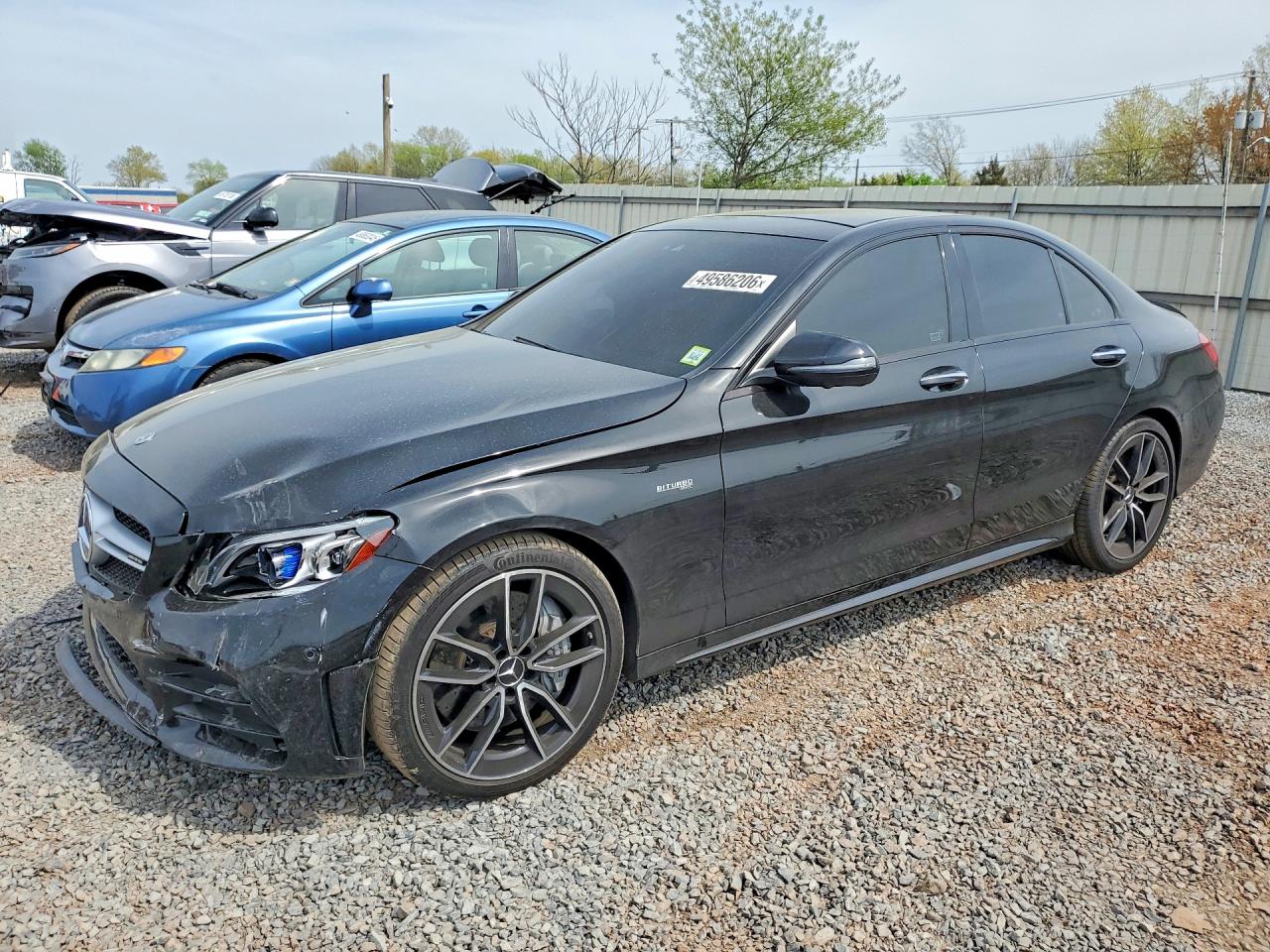 2019 Mercedes-benz C 43 Amg Black vin: 55SWF6EB7KU318139