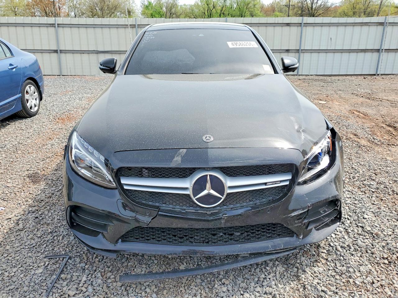 2019 Mercedes-benz C 43 Amg Black vin: 55SWF6EB7KU318139