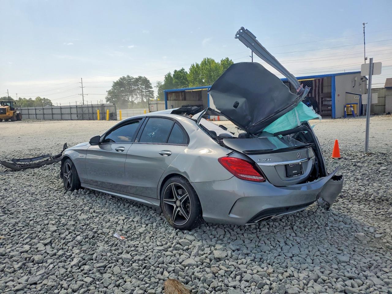 2016 Mercedes-benz C-class Silver vin: 55SWF6EB9GU131329