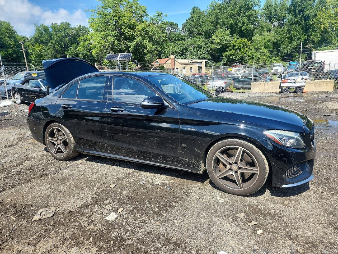 2016 Mercedes-benz C 450 4matic Amg Black vin: 55SWF6EBXGU127922