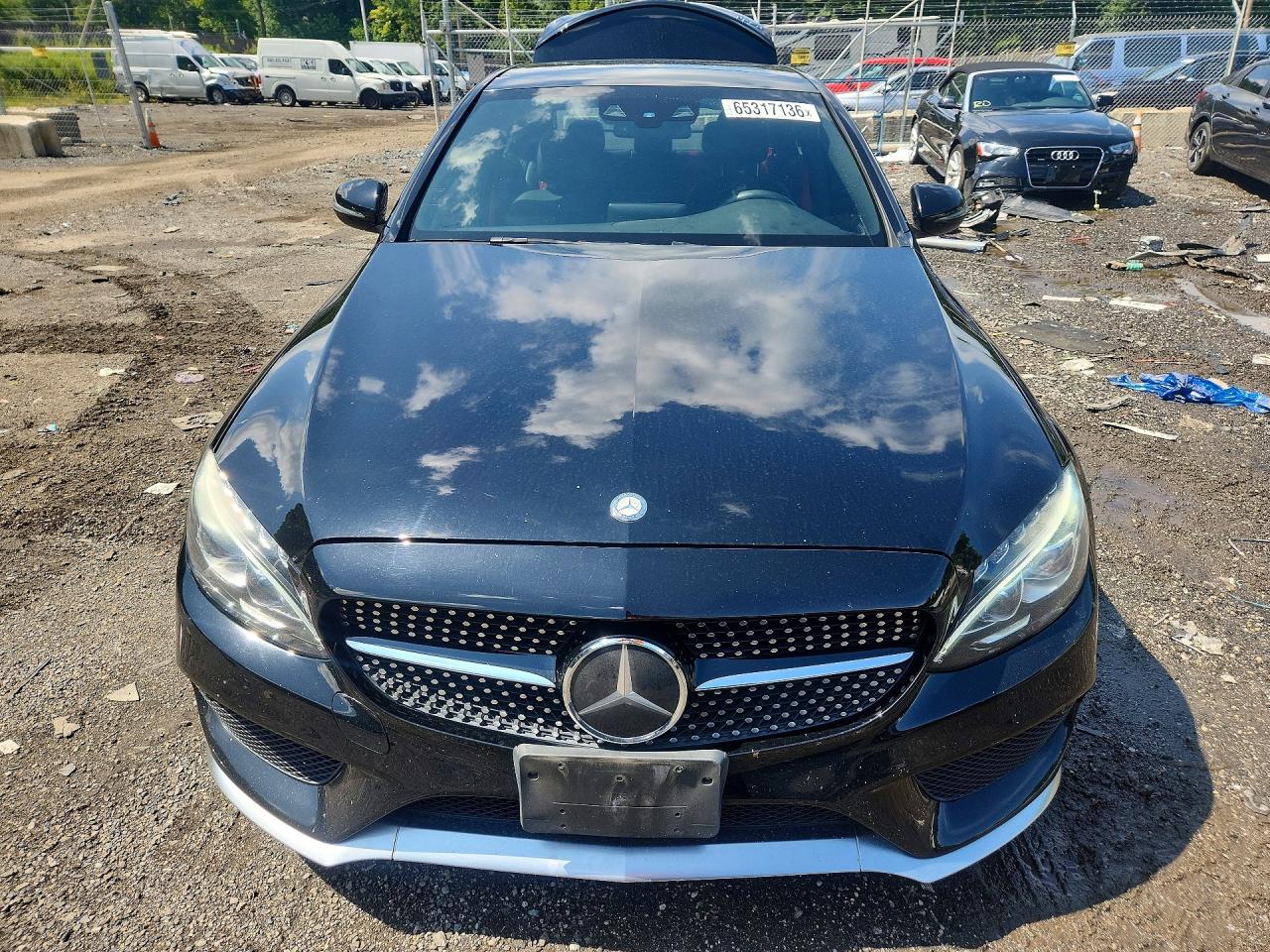 2016 Mercedes-benz C 450 4matic Amg Black vin: 55SWF6EBXGU127922