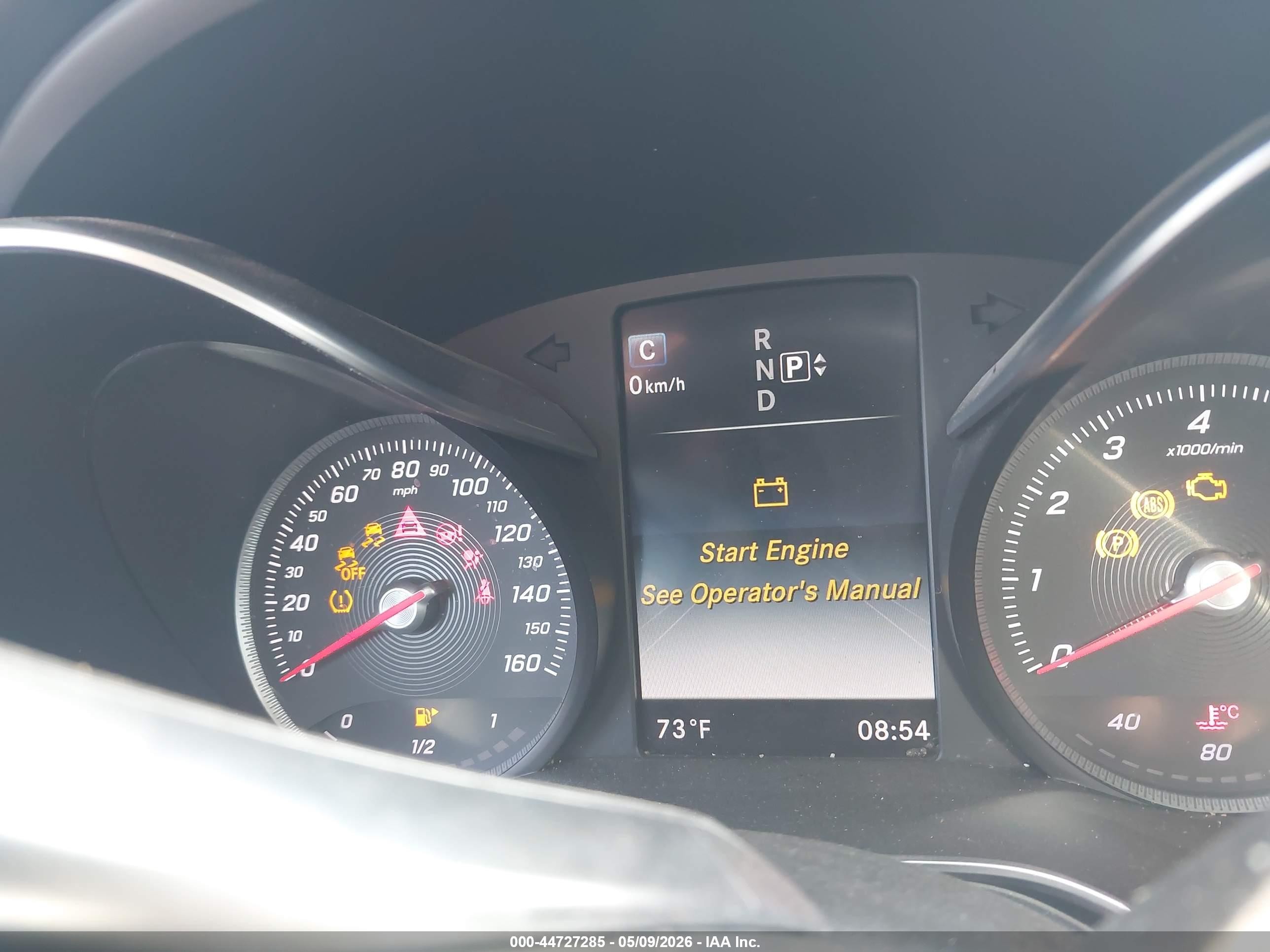 2015 Mercedes-benz C 400 4matic Белый vin: 55SWF6GB0FU031082