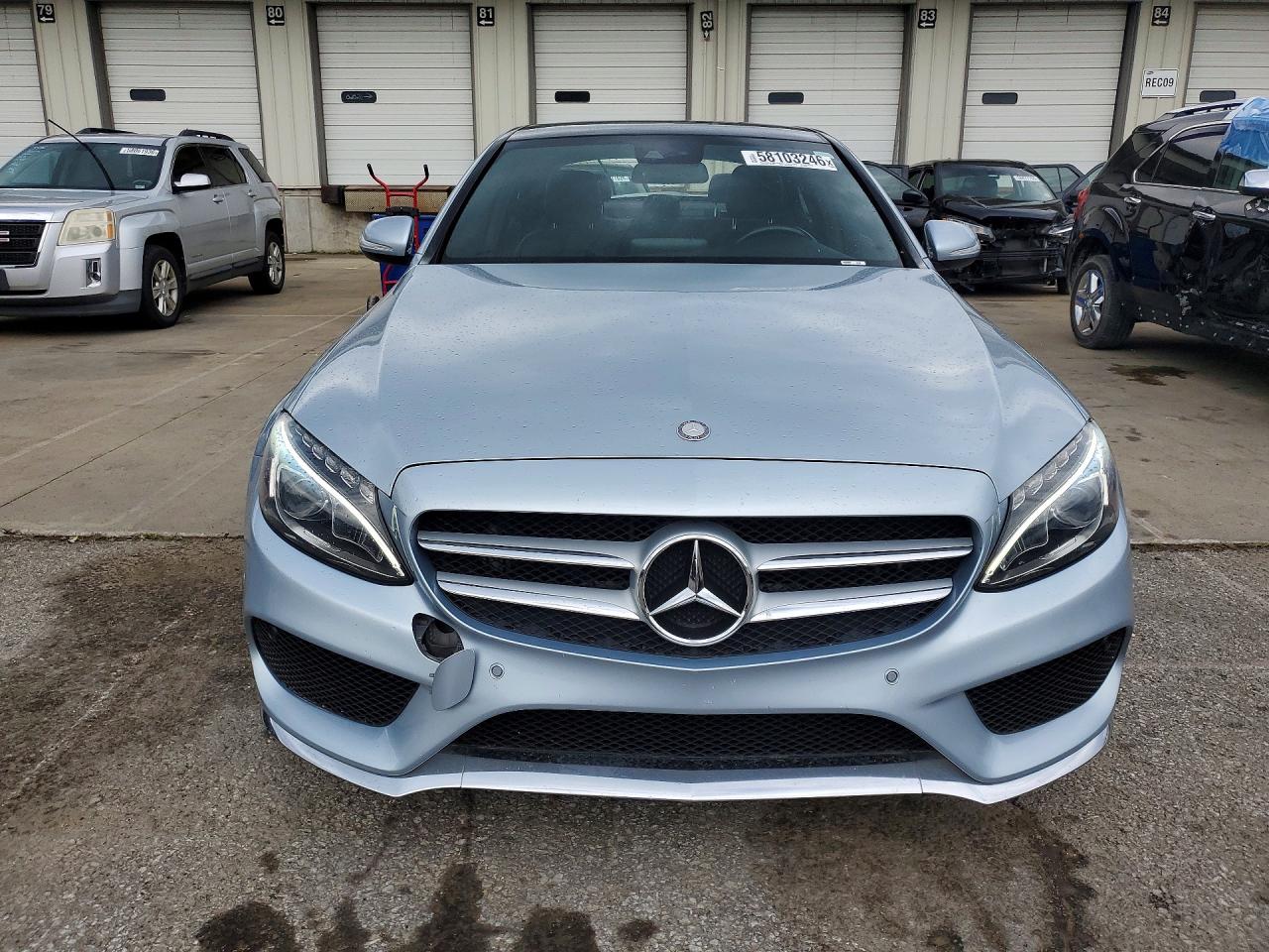 2015 Mercedes-benz C 400 4matic Silver vin: 55SWF6GB1FU000228