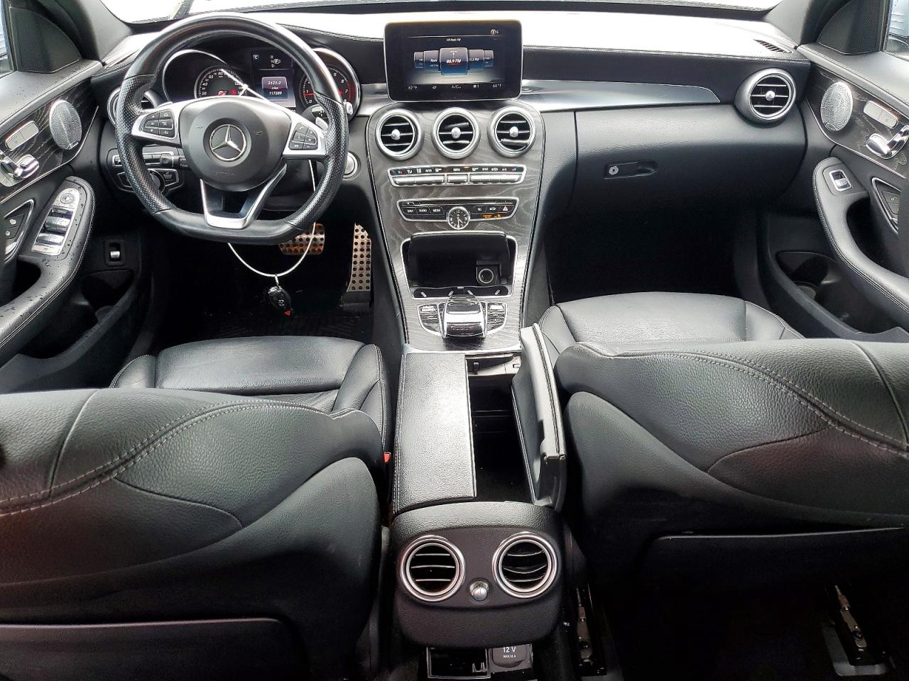 2015 Mercedes-benz C 400 4matic Silver vin: 55SWF6GB1FU000228