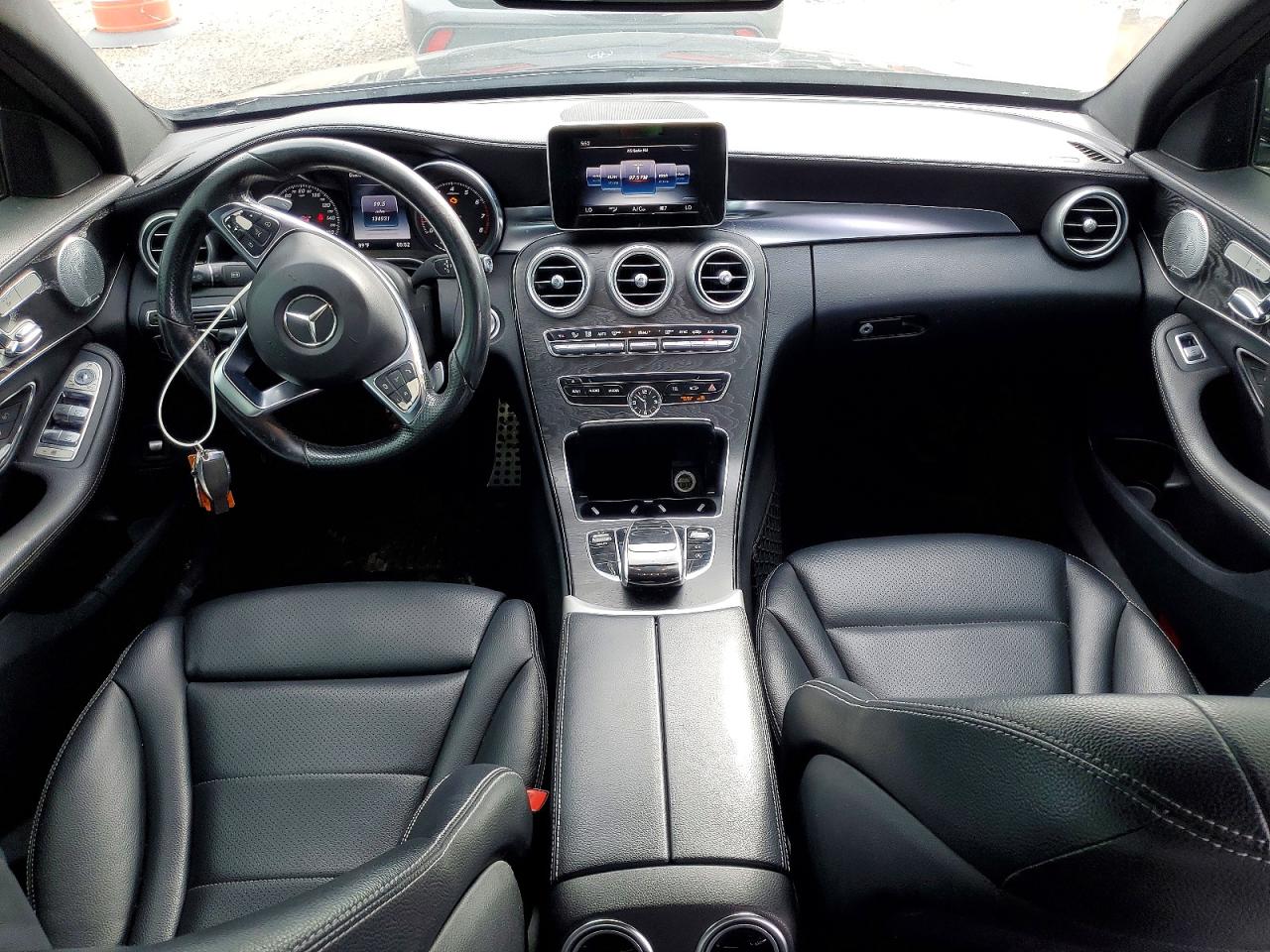 2015 Mercedes-benz C 400 4matic Black vin: 55SWF6GB1FU001816