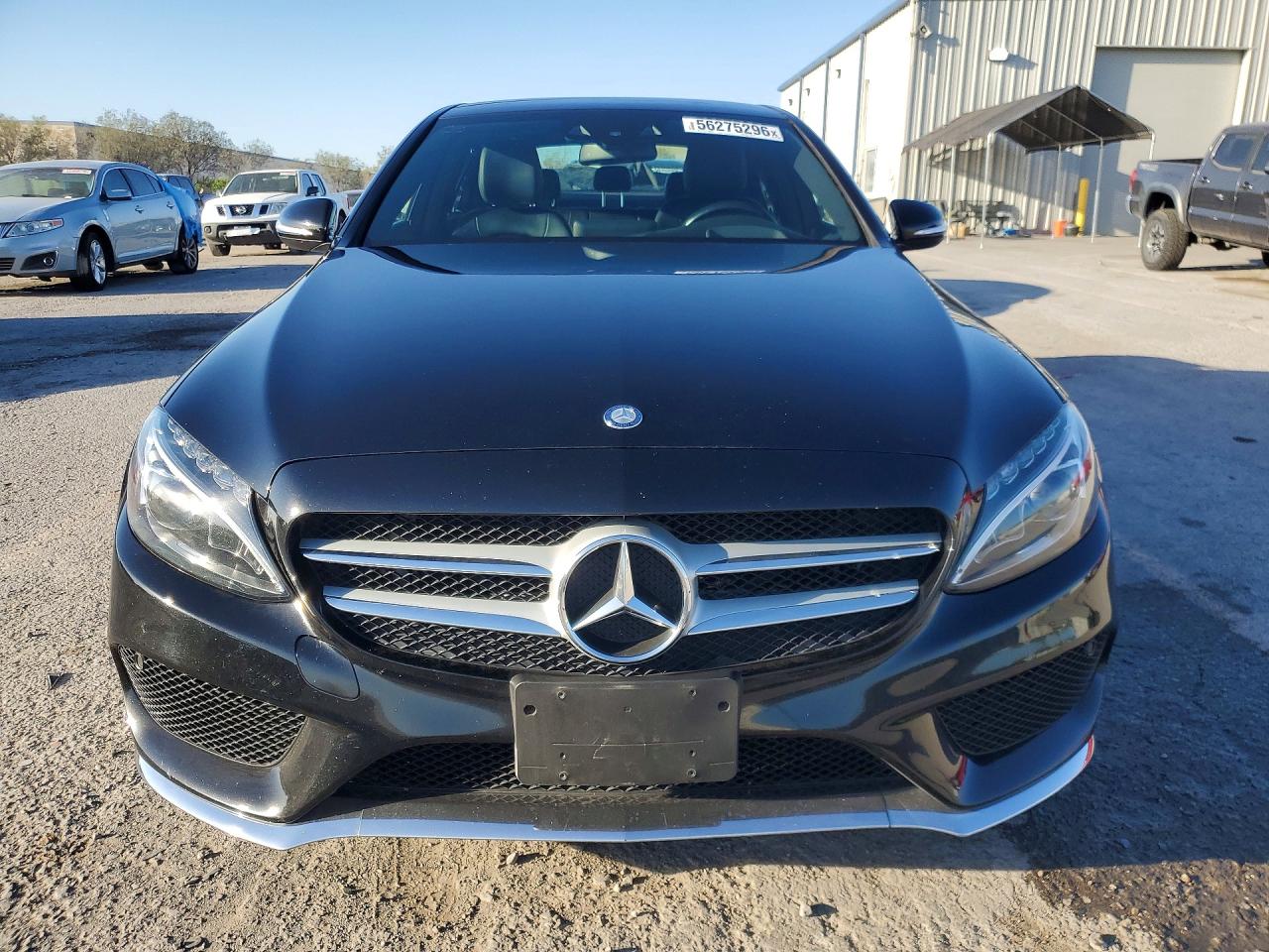 2015 Mercedes-benz C 400 4matic Черный vin: 55SWF6GB1FU027316