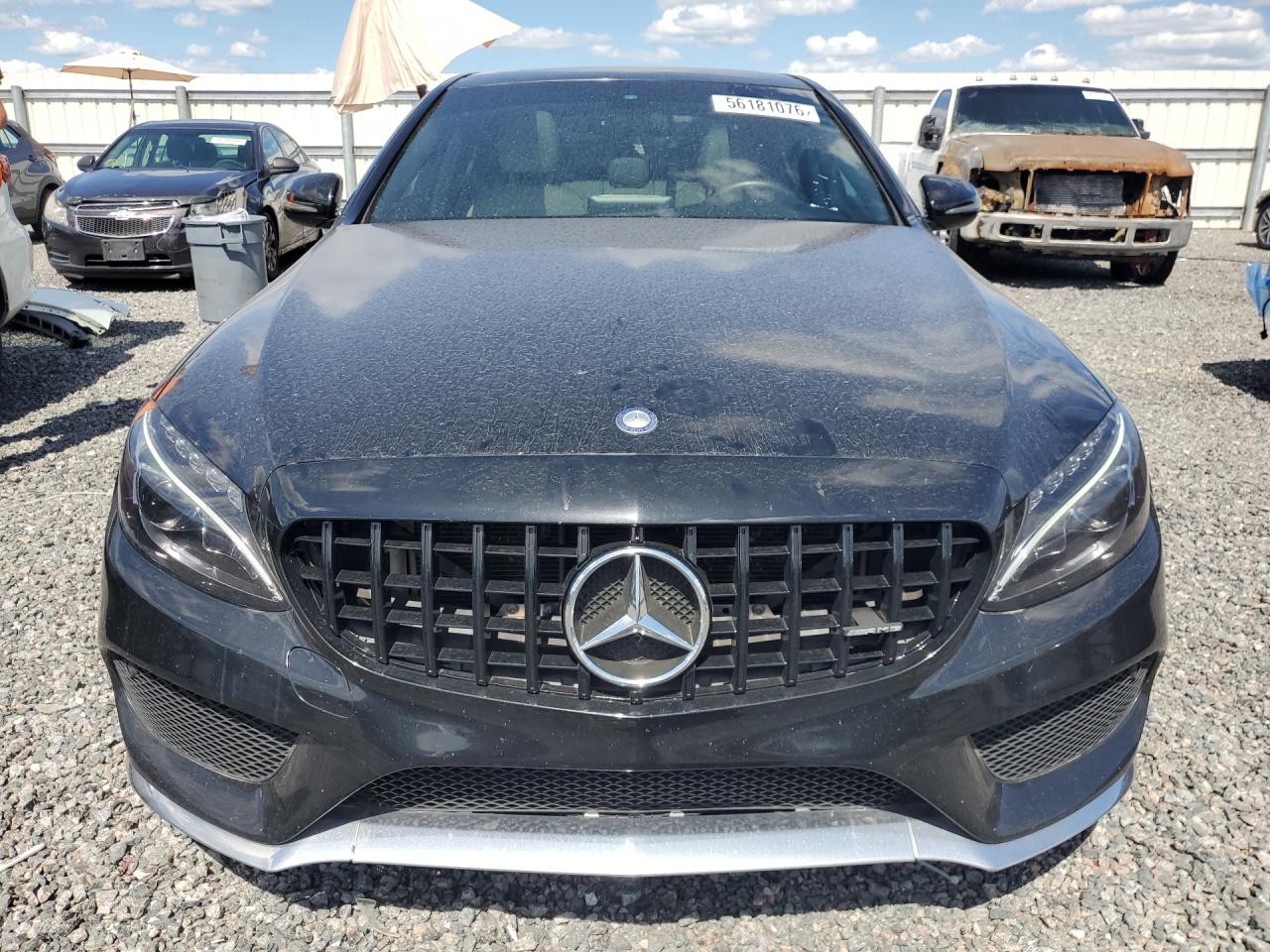 2015 Mercedes-benz C 400 4matic Черный vin: 55SWF6GB1FU032239