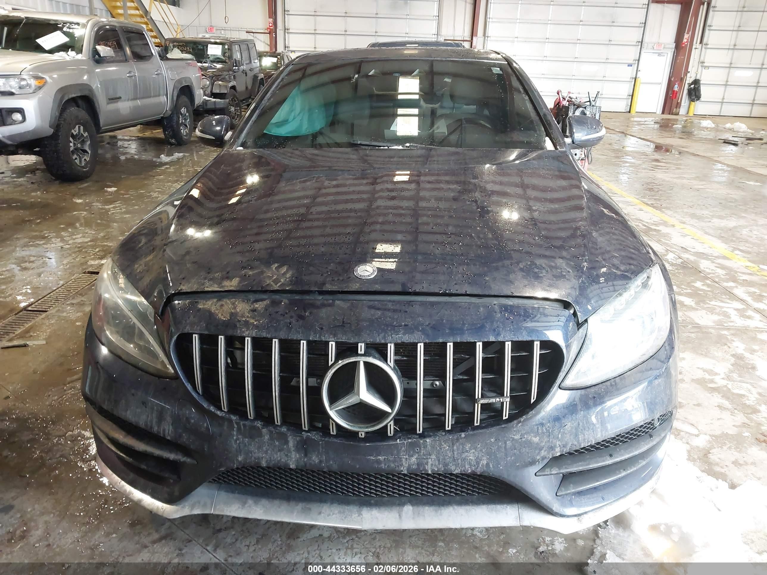 2015 Mercedes-benz C 400 4matic Blue vin: 55SWF6GB2FU022416