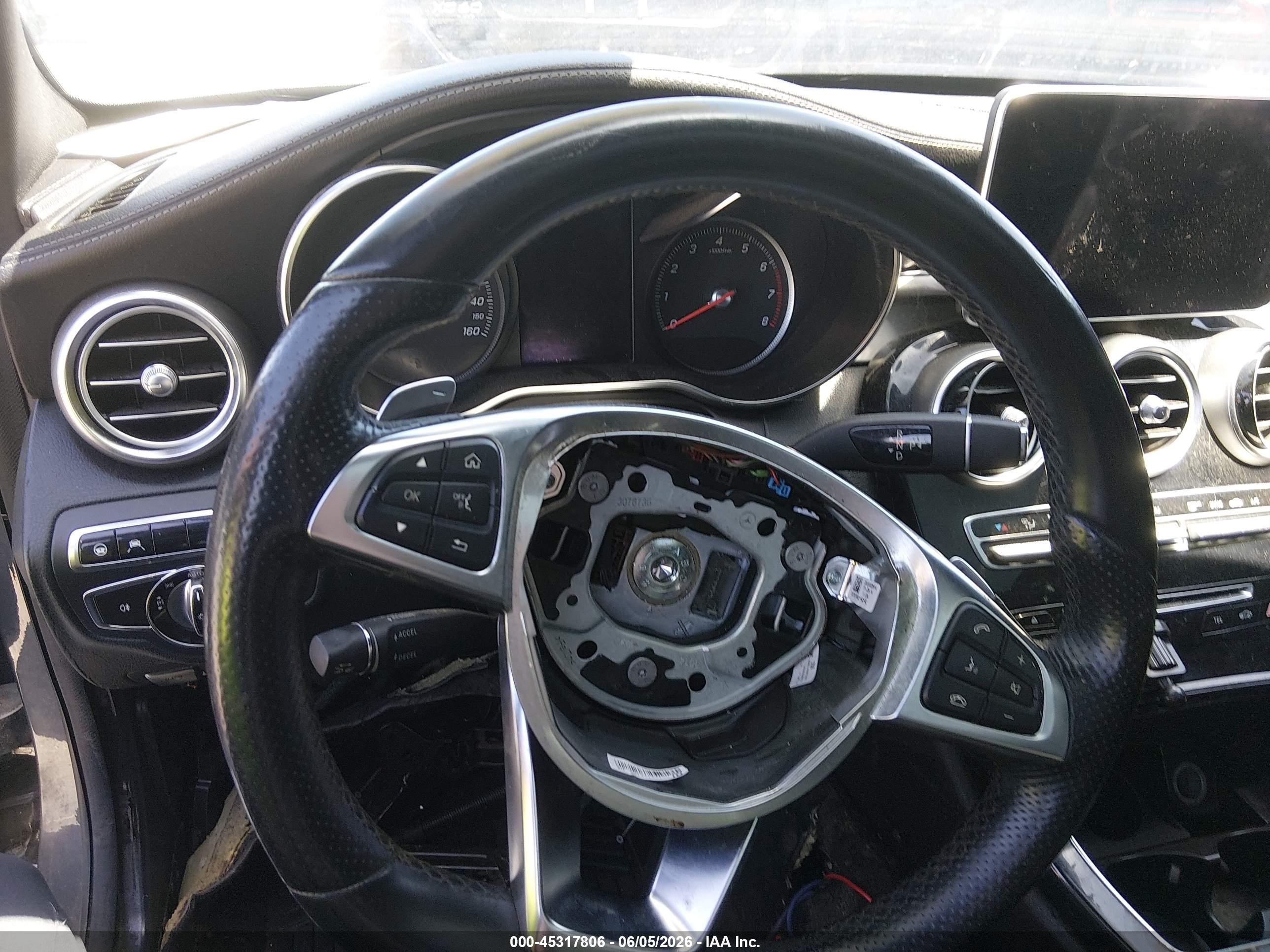 2015 Mercedes-benz C 400 4matic Серый vin: 55SWF6GB2FU025770