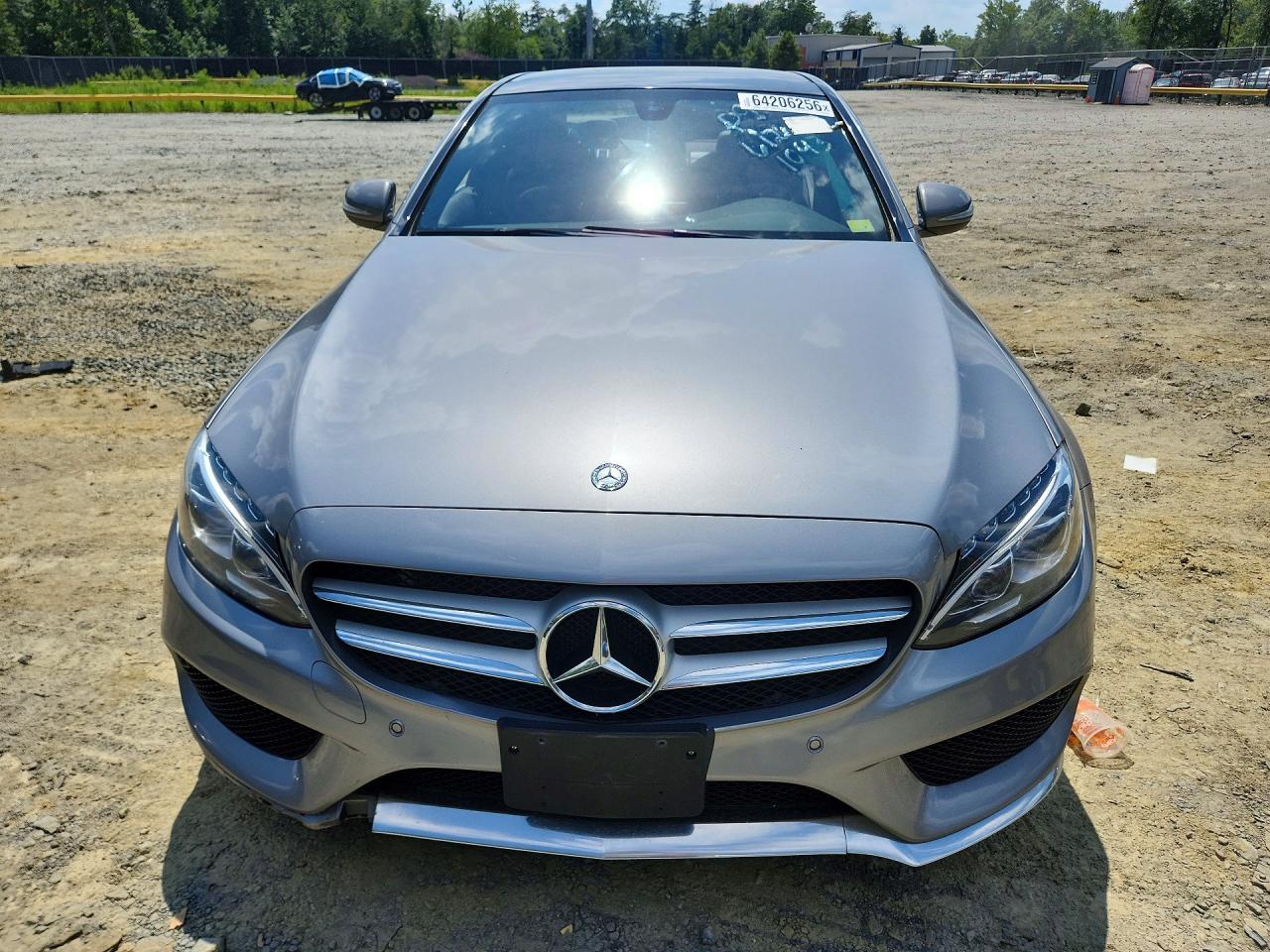 2015 Mercedes-benz C 400 4matic Silver vin: 55SWF6GB2FU051043