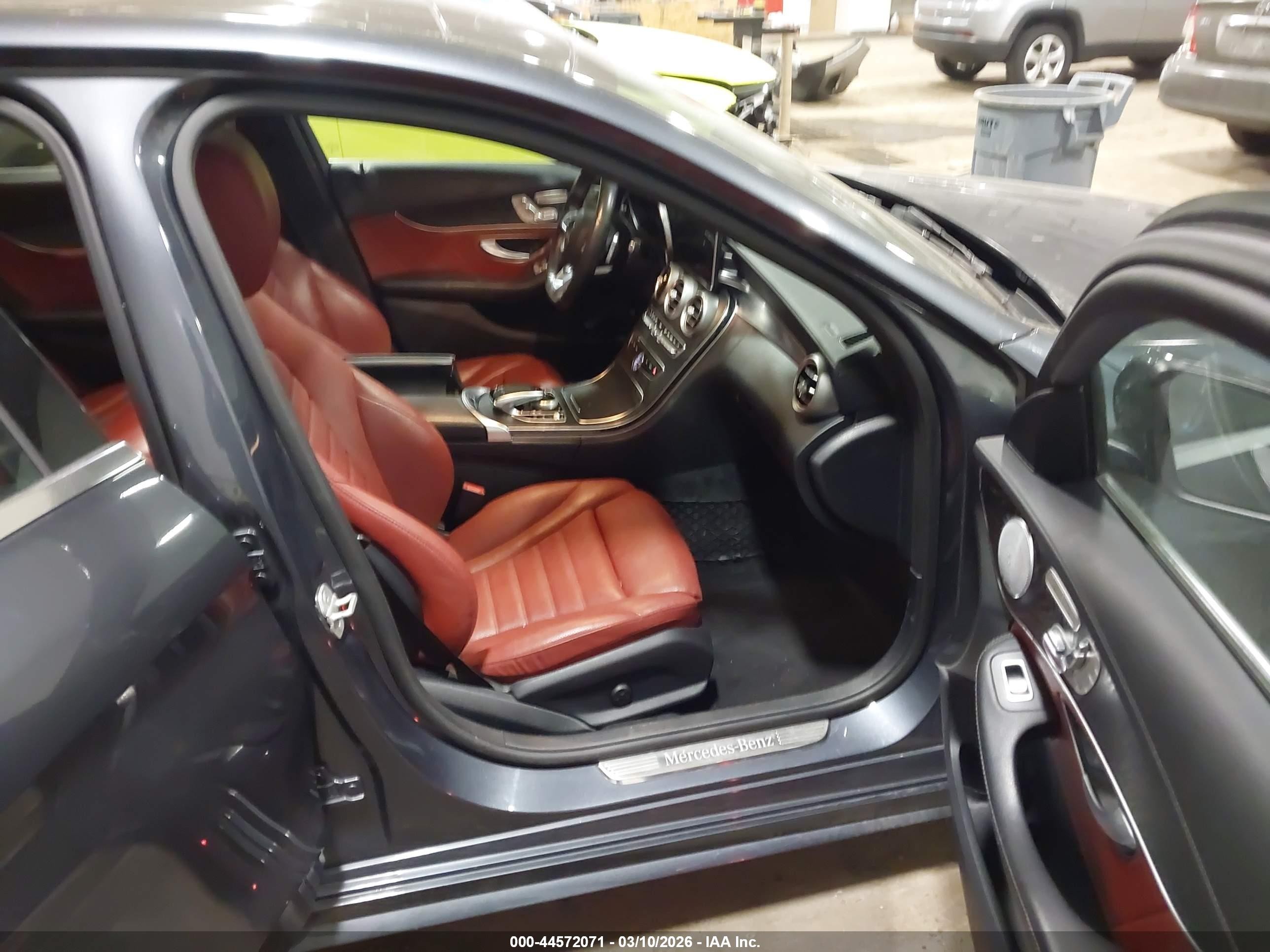 2015 Mercedes-benz C 400 4matic Gray vin: 55SWF6GB5FU019123