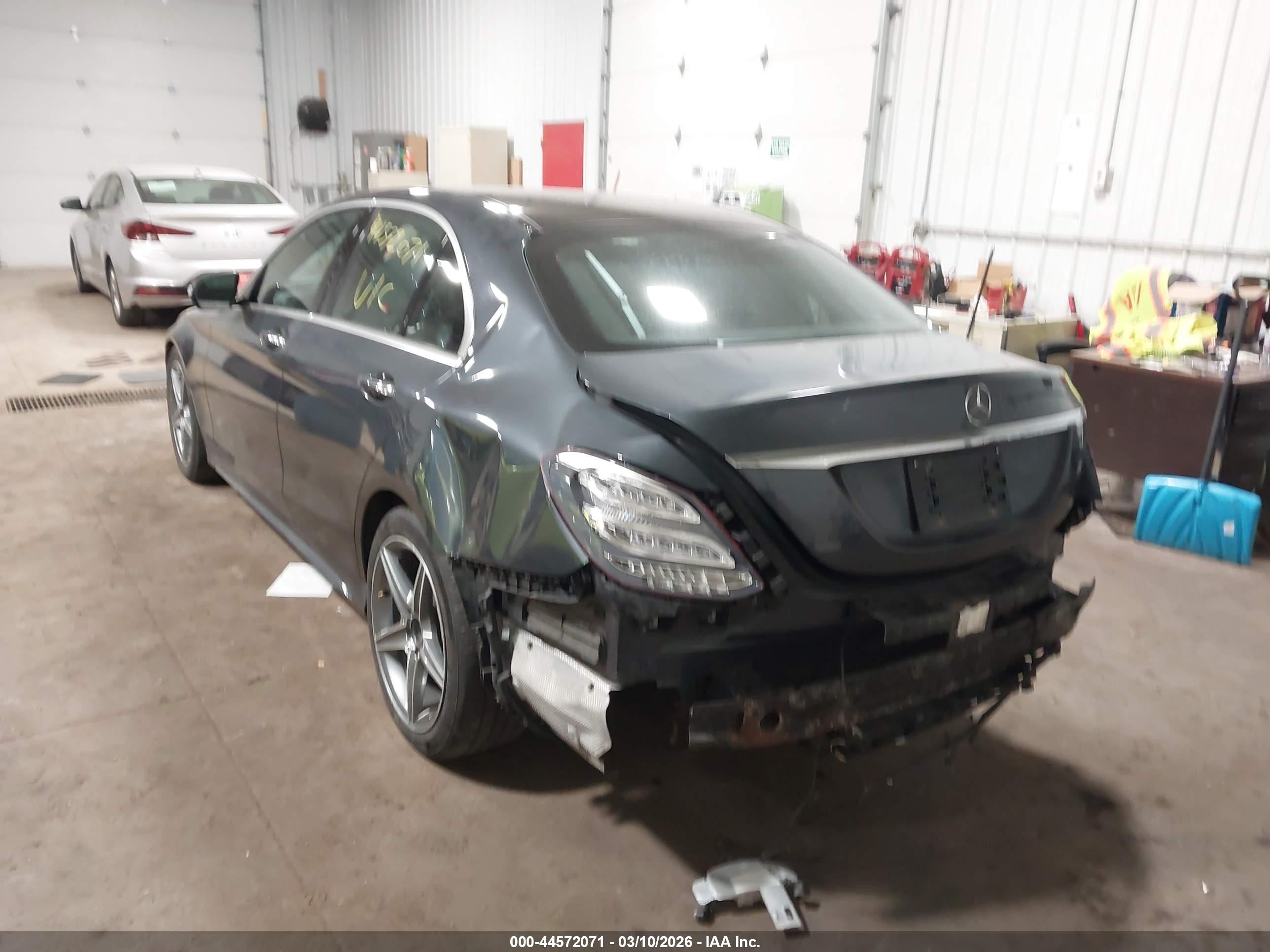 2015 Mercedes-benz C 400 4matic Gray vin: 55SWF6GB5FU019123