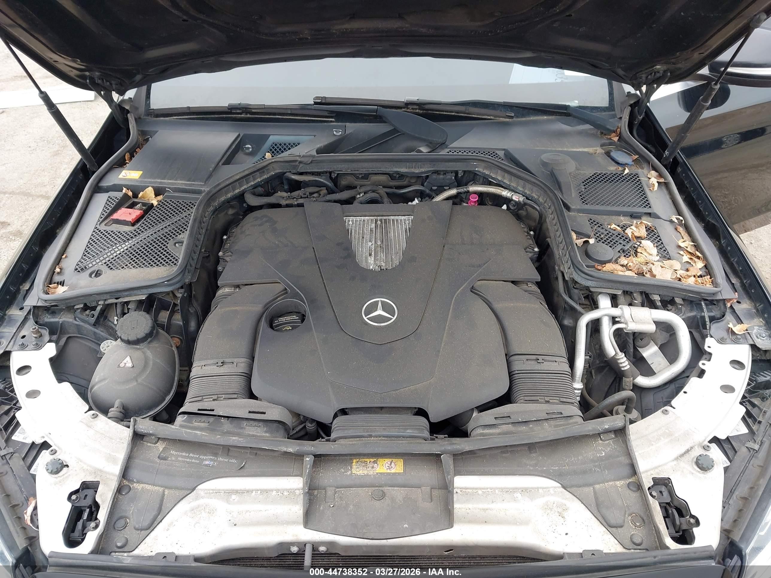 2015 Mercedes-benz C 400 4matic Black vin: 55SWF6GB5FU033233