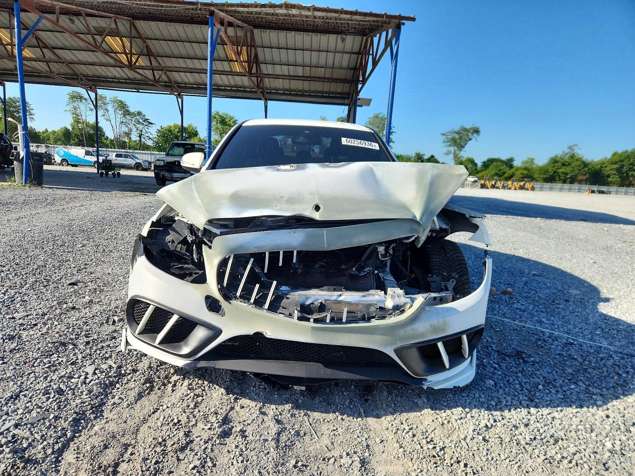 2015 Mercedes-benz C 400 4matic White vin: 55SWF6GB8FU010075