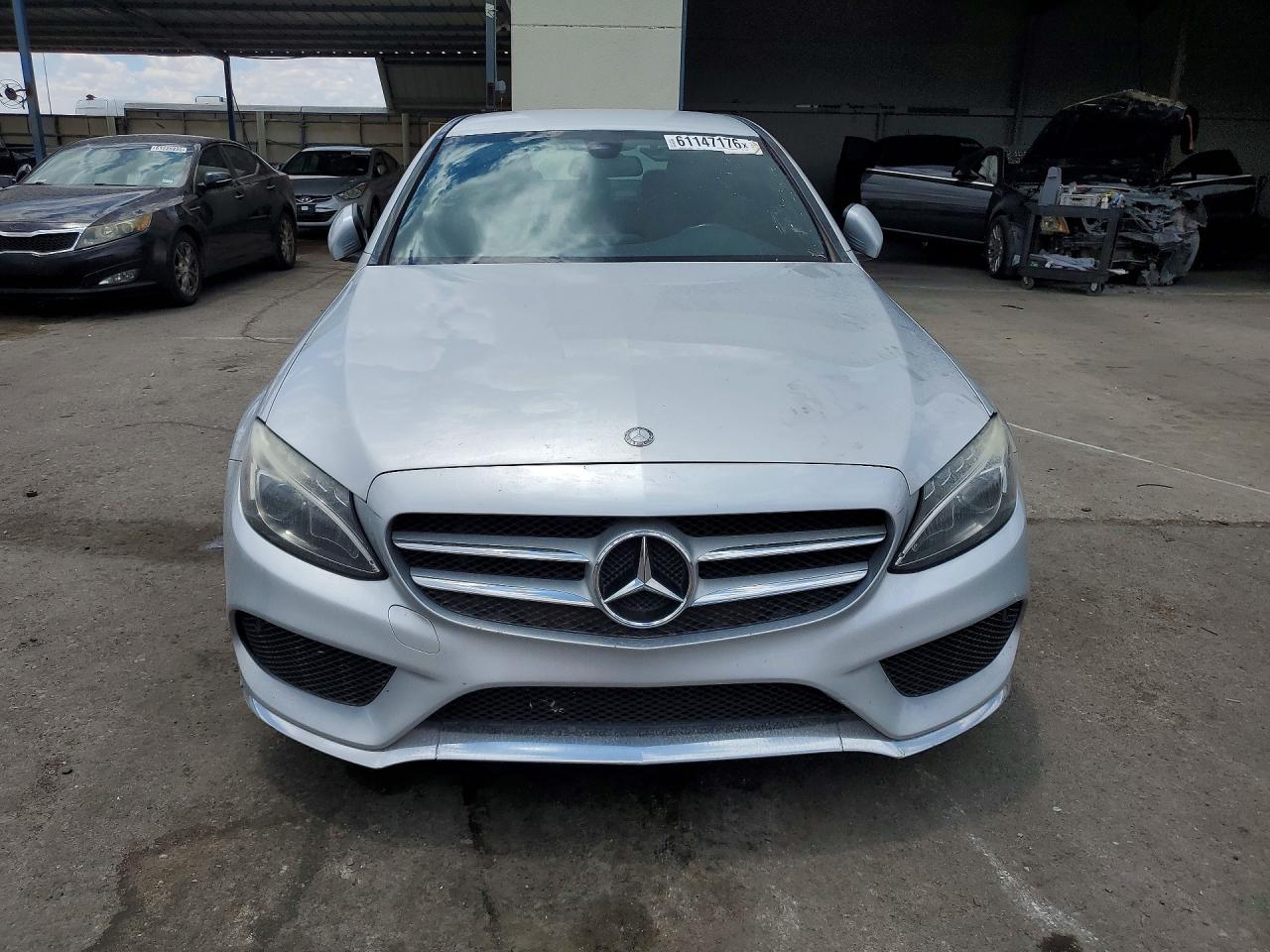 2015 Mercedes-benz C 400 4matic Silver vin: 55SWF6GB8FU023263