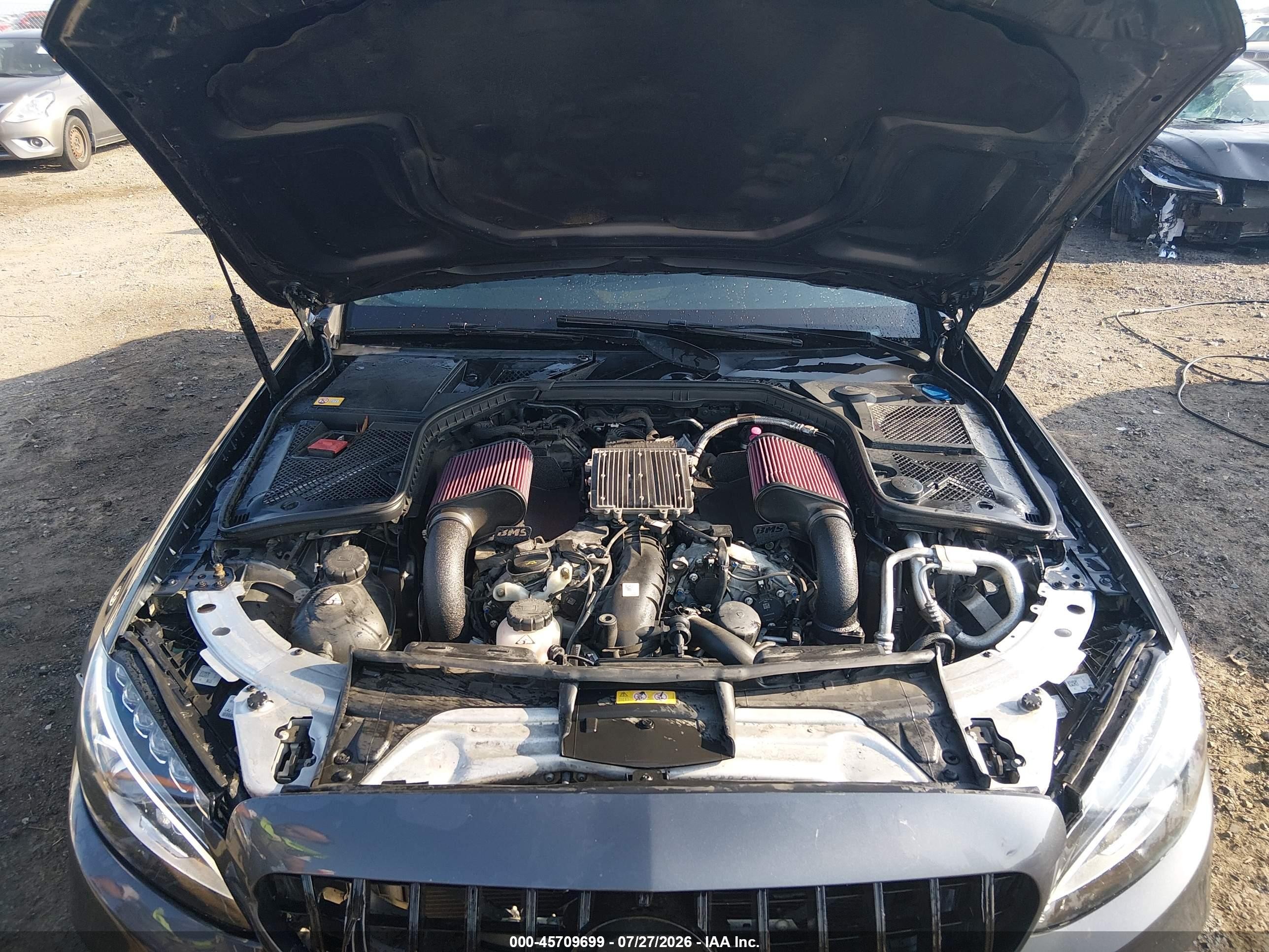 2015 Mercedes-benz C 400 4matic Gray vin: 55SWF6GB9FU023532