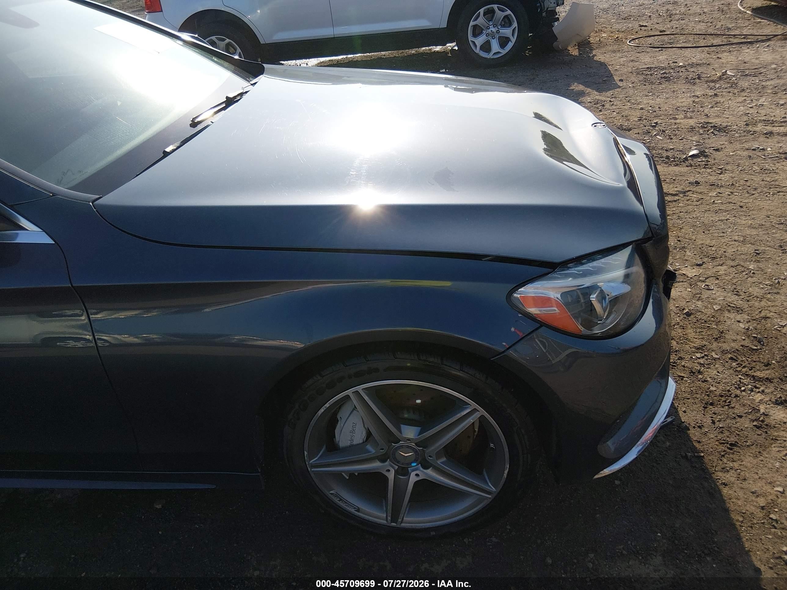 2015 Mercedes-benz C 400 4matic Gray vin: 55SWF6GB9FU023532
