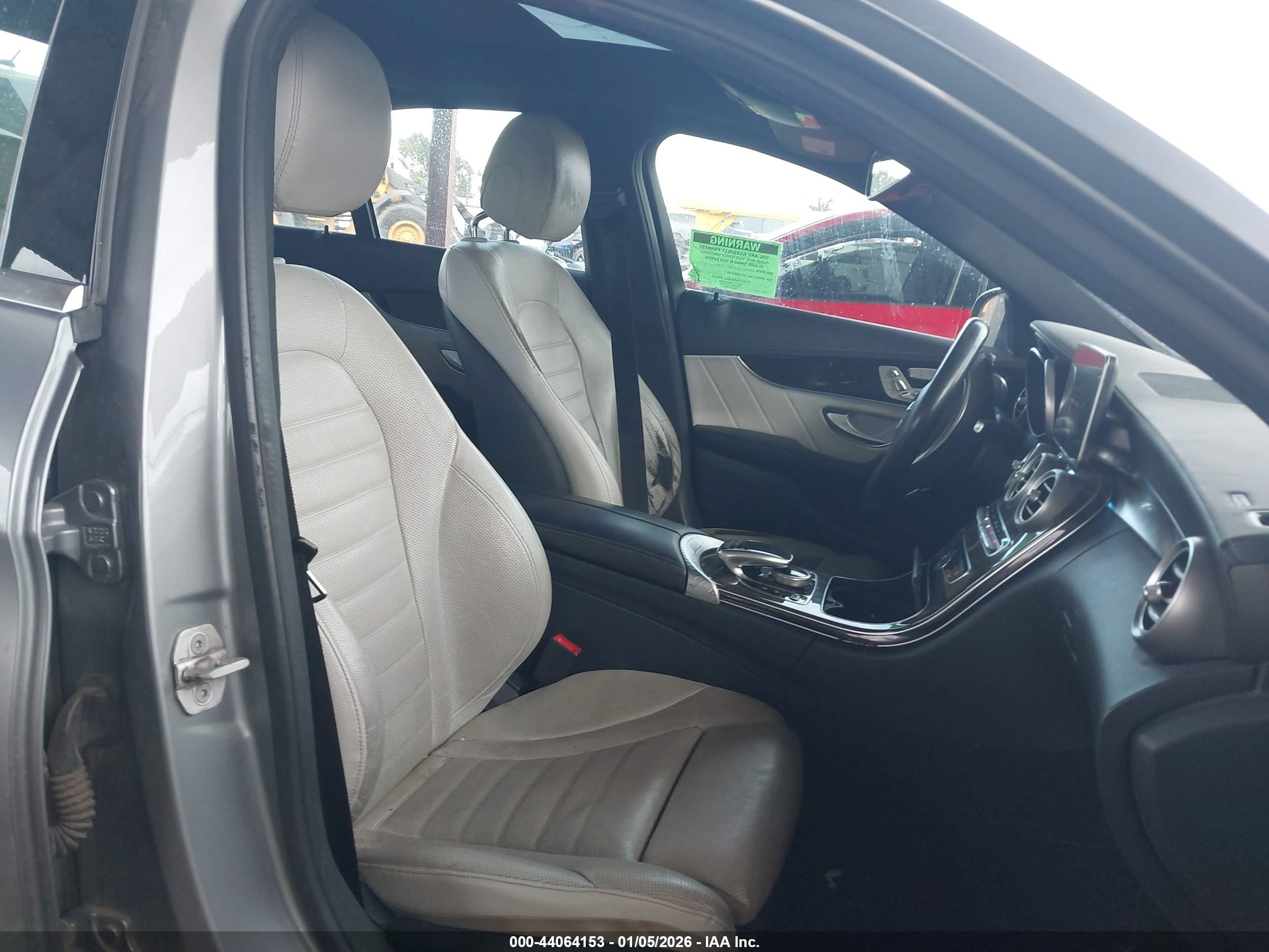 2015 Mercedes-benz C 400 4matic Gray vin: 55SWF6GB9FU042226